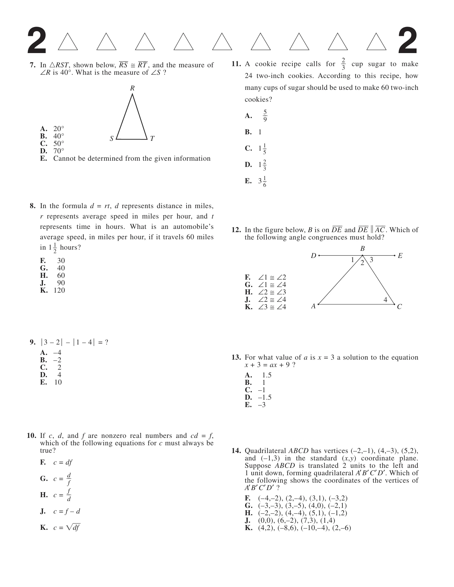 Source page for act-2000-form-57b-math-010