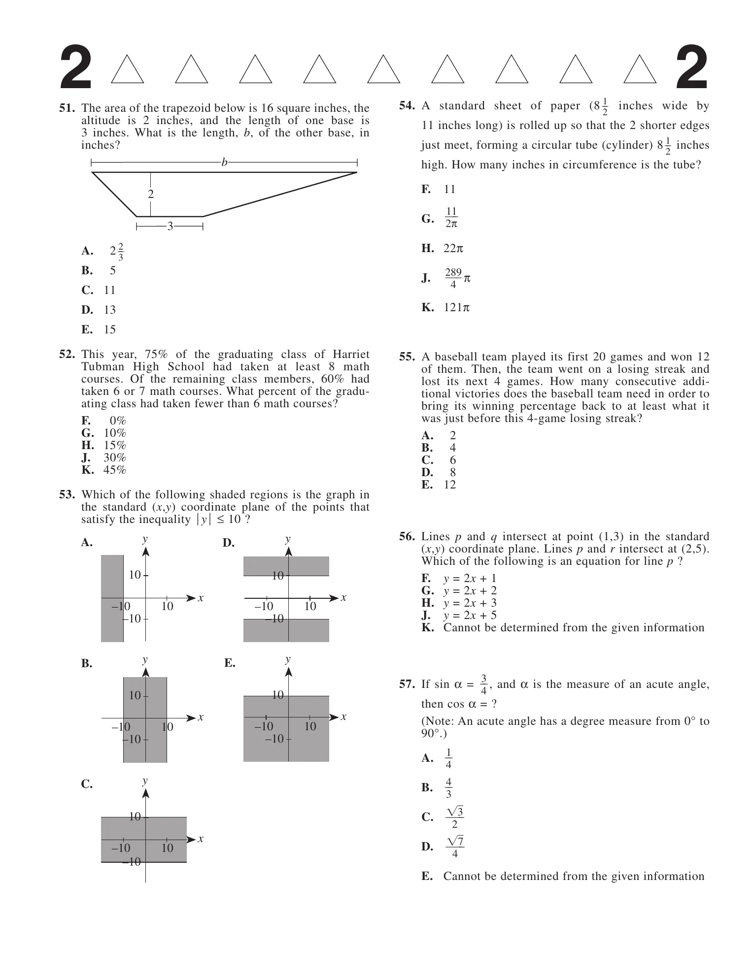 Source page for act-2000-form-57b-math-053