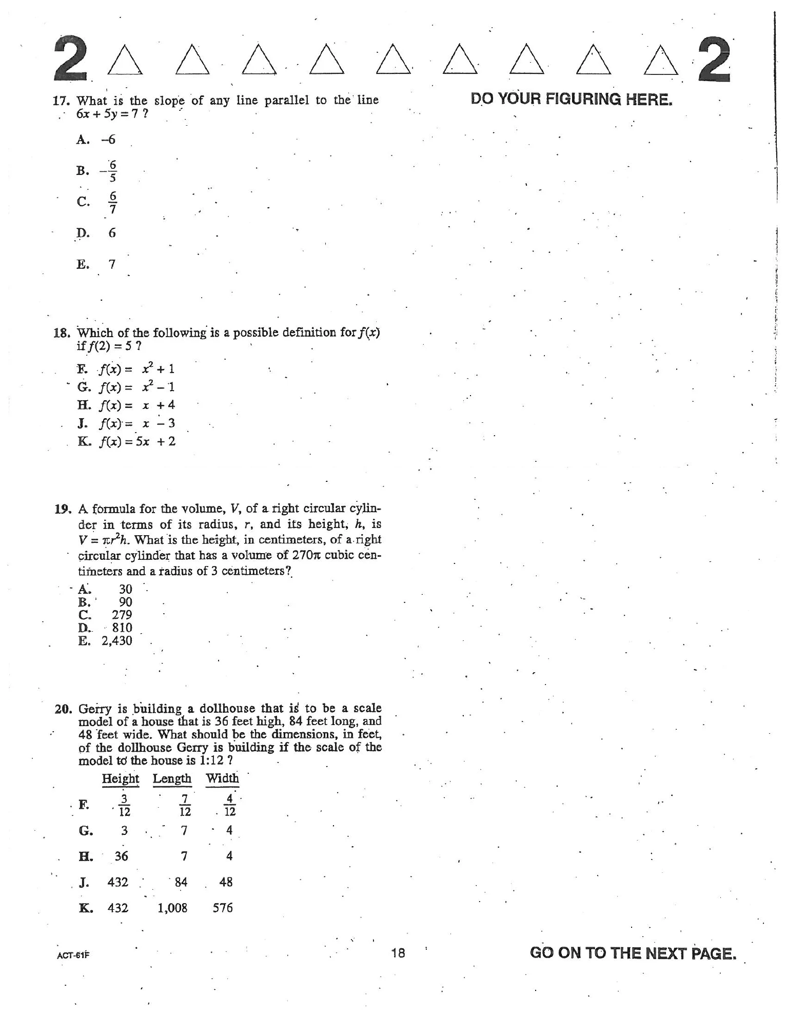 Source page for act-april-2004-form-61f-math-017