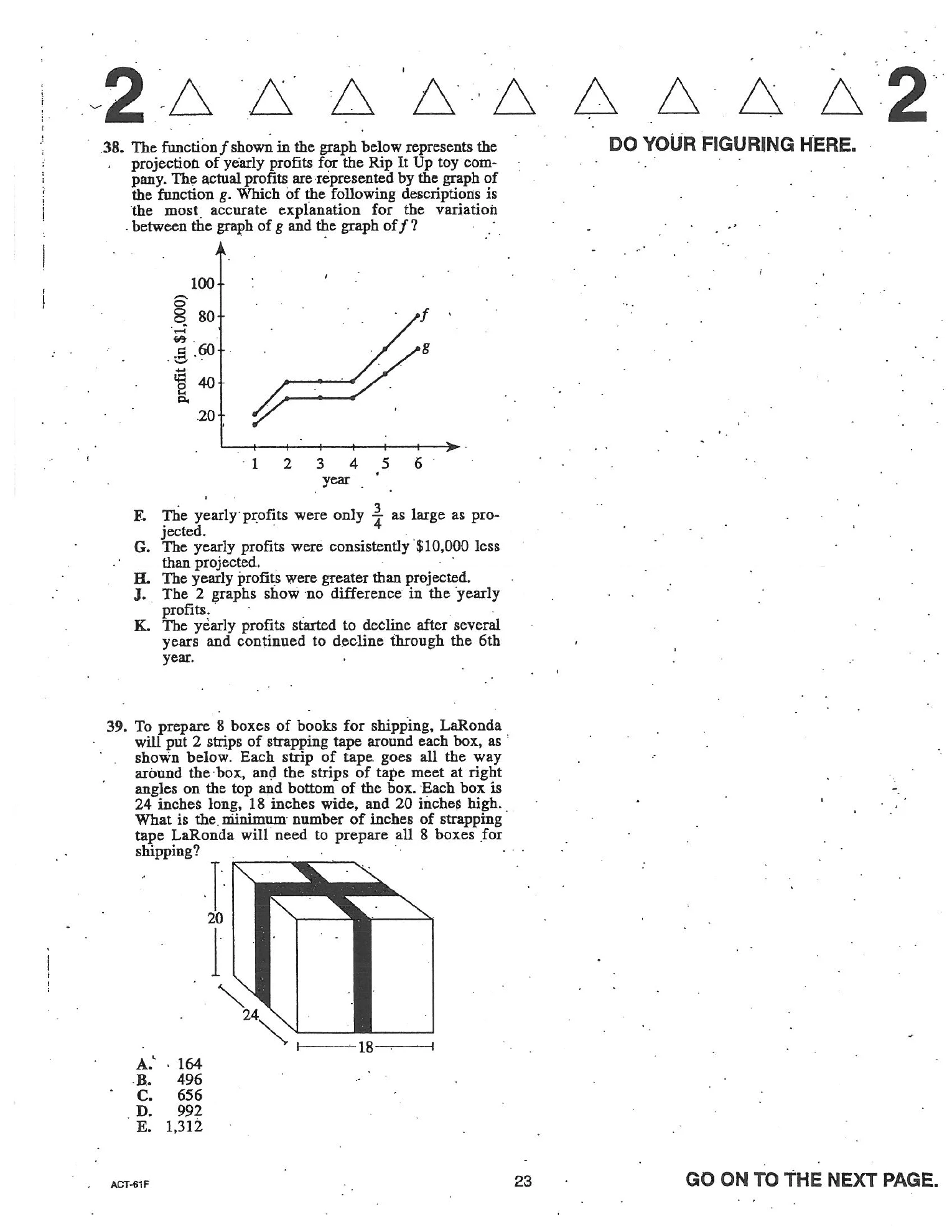Source page for act-april-2004-form-61f-math-039