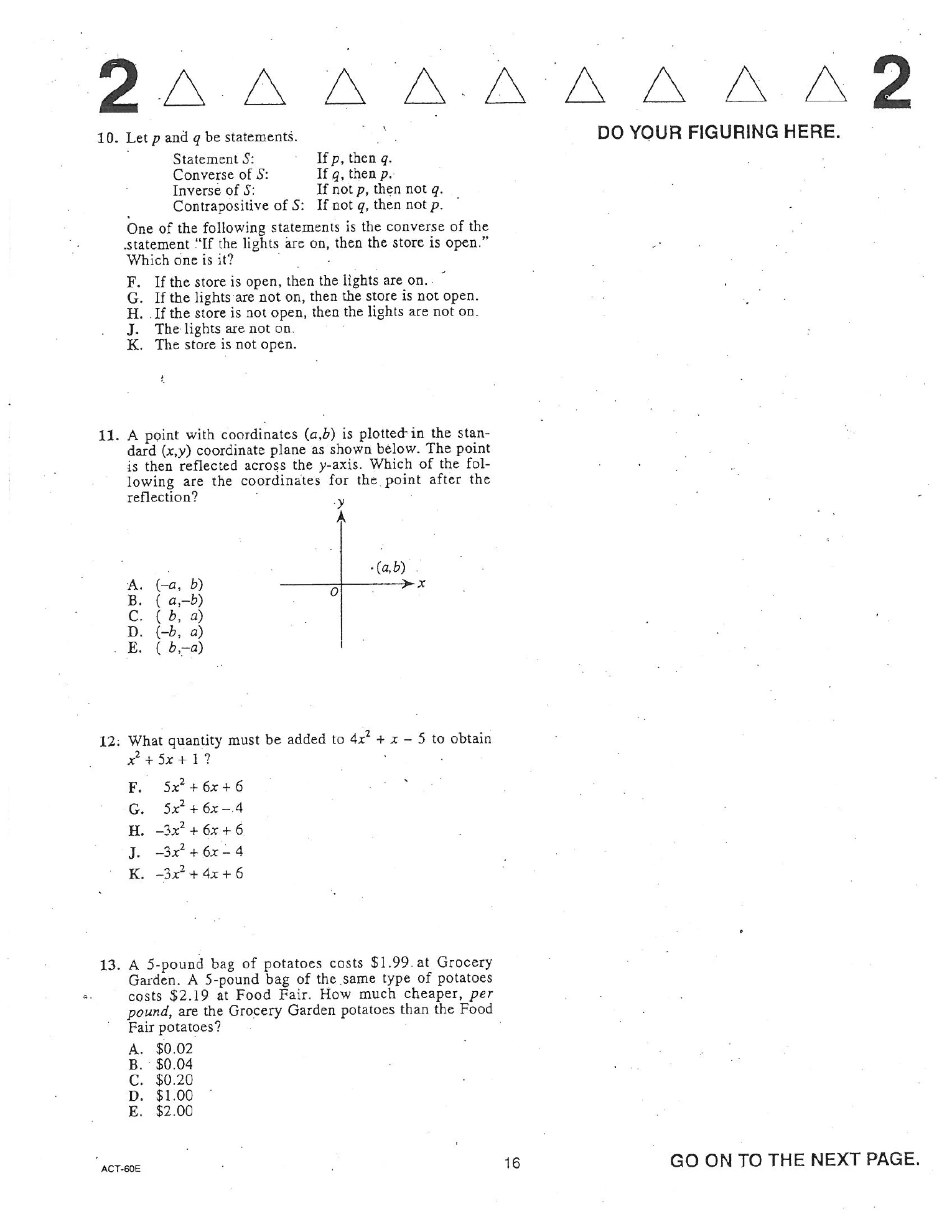 Source page for act-april-2005-form-60e-math-011