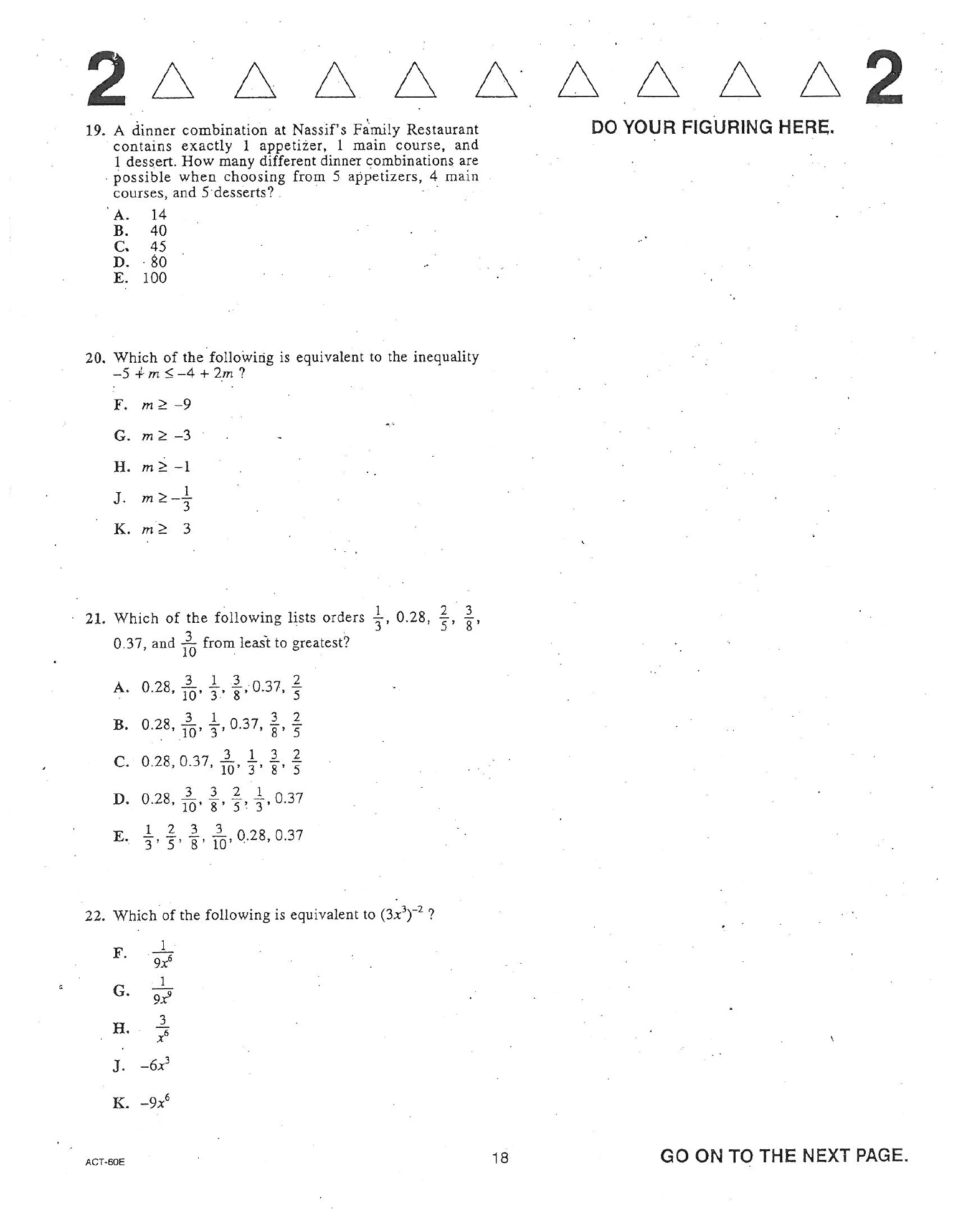 Source page for act-april-2005-form-60e-math-010