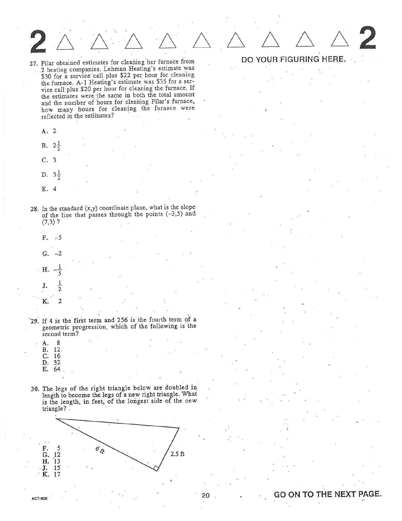 Source page for act-april-2005-form-60e-math-027