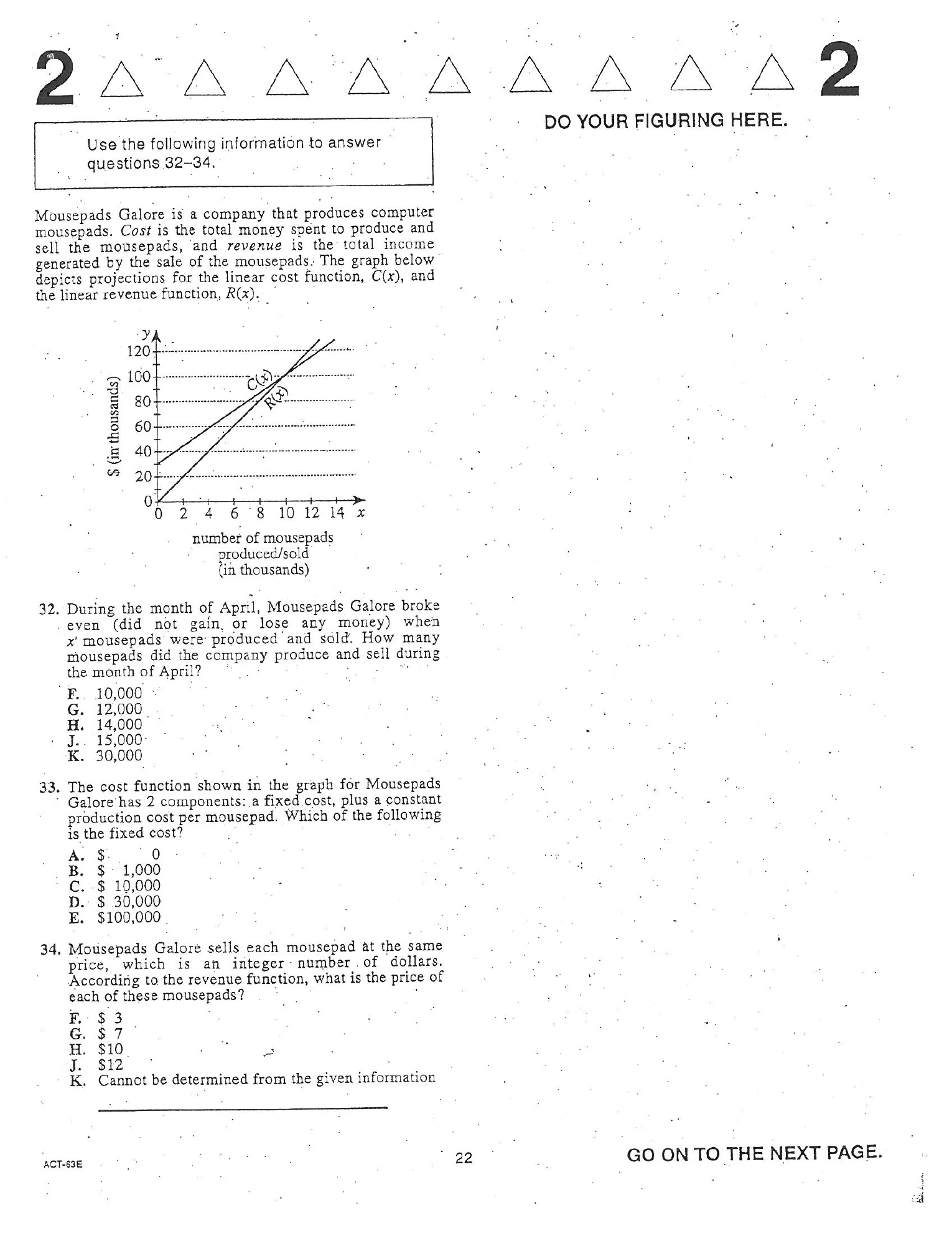 Source page for act-april-2006-form-63e-math-035
