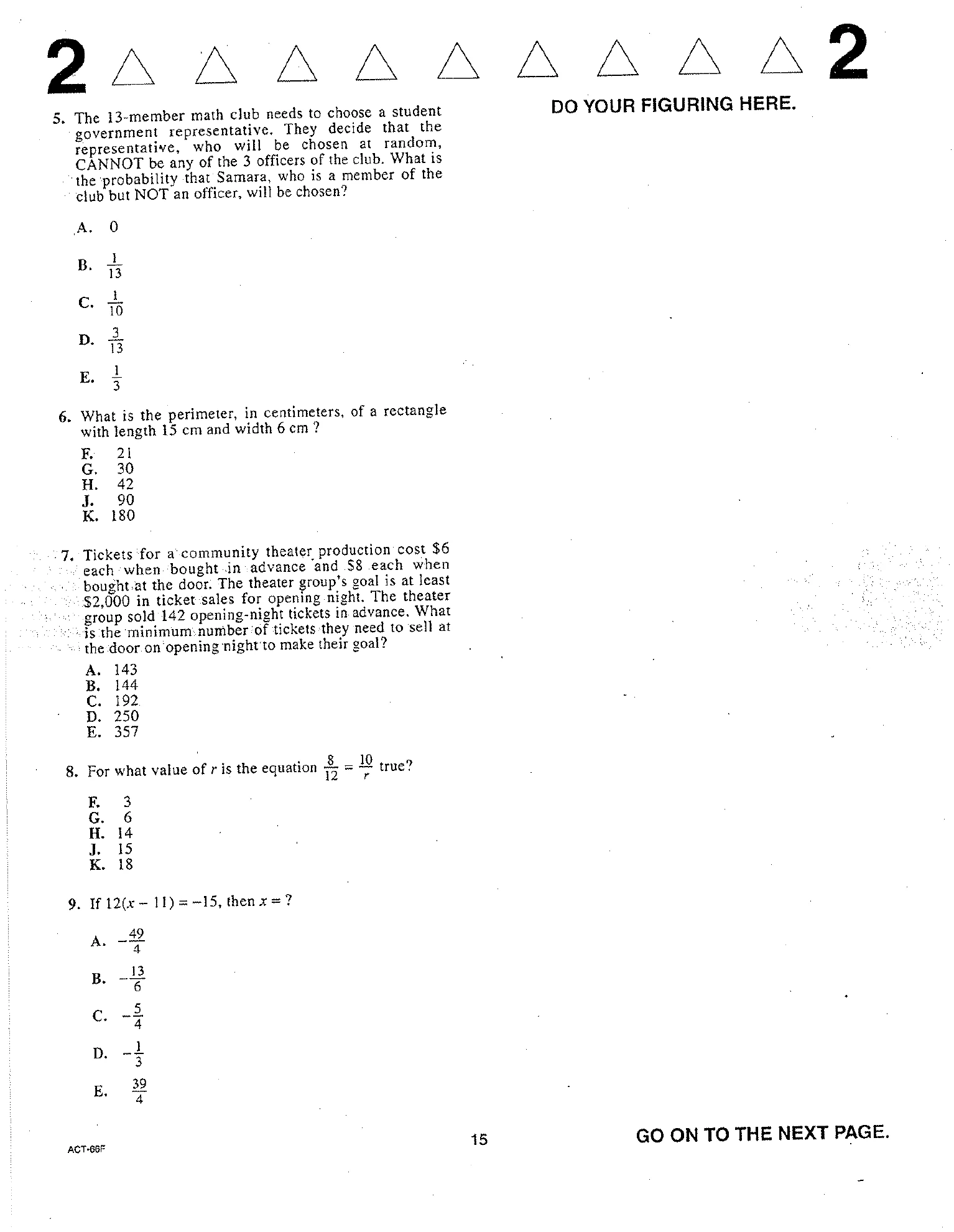 Source page for act-april-2009-form-66f-math-006