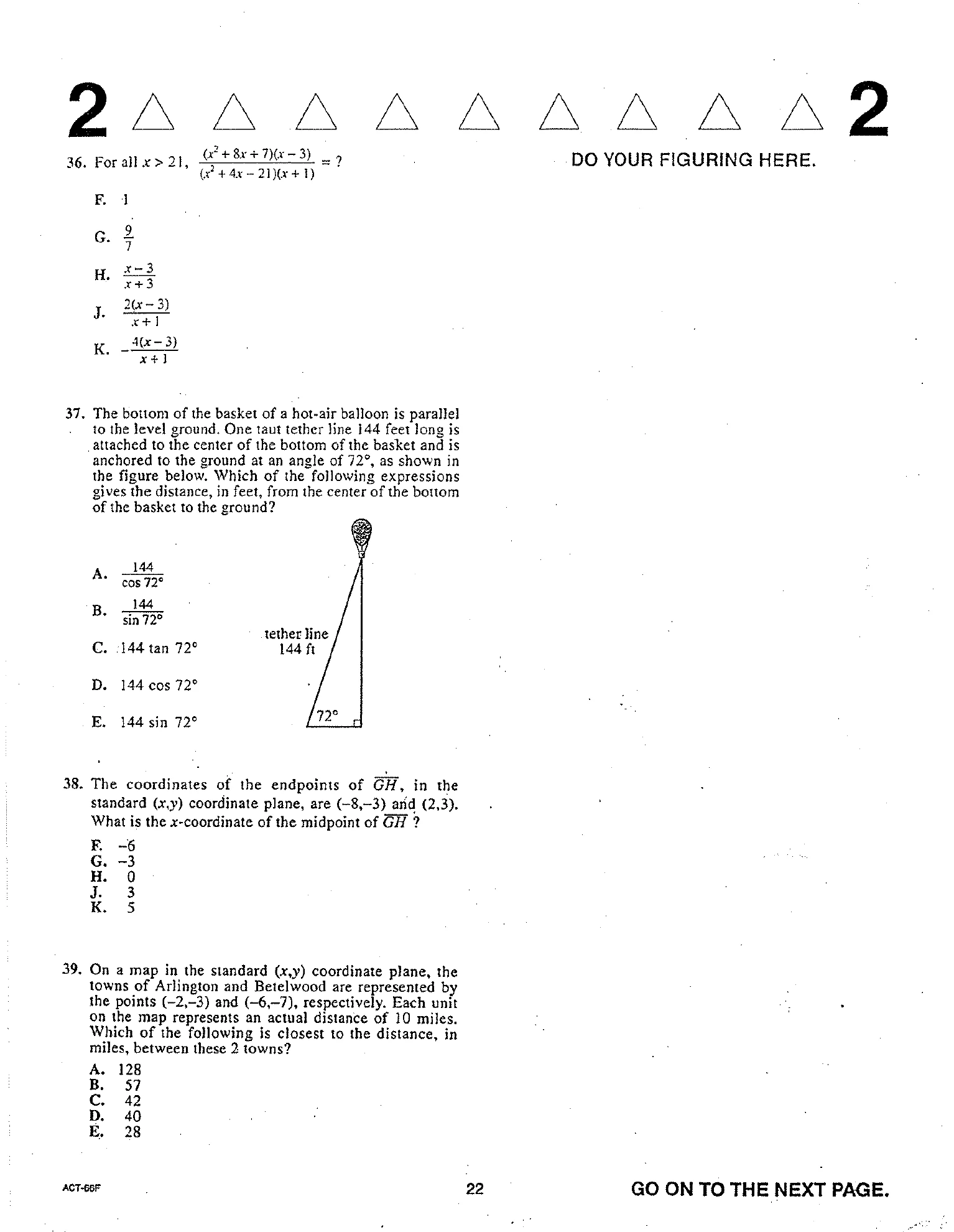 Source page for act-april-2009-form-66f-math-036