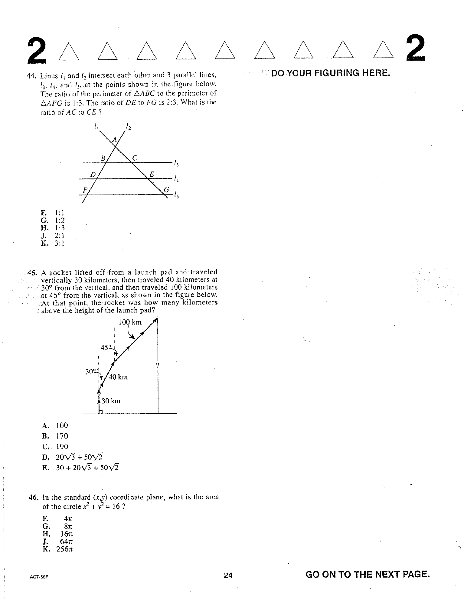 Source page for act-april-2009-form-66f-math-045