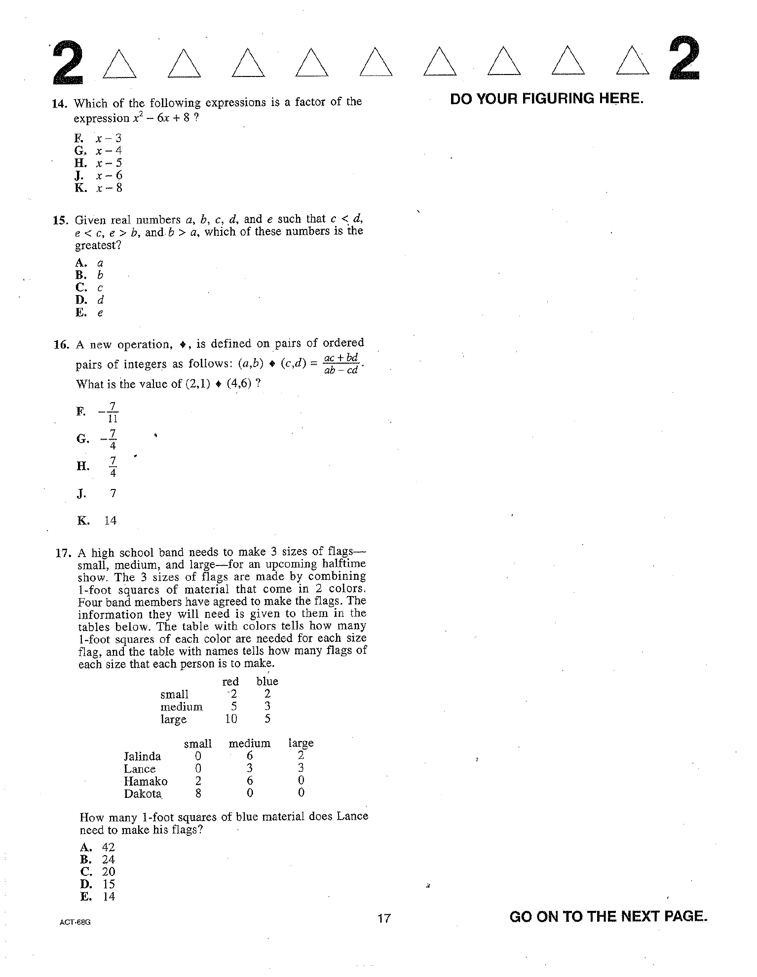 Source page for act-april-2010-form-68g-math-014