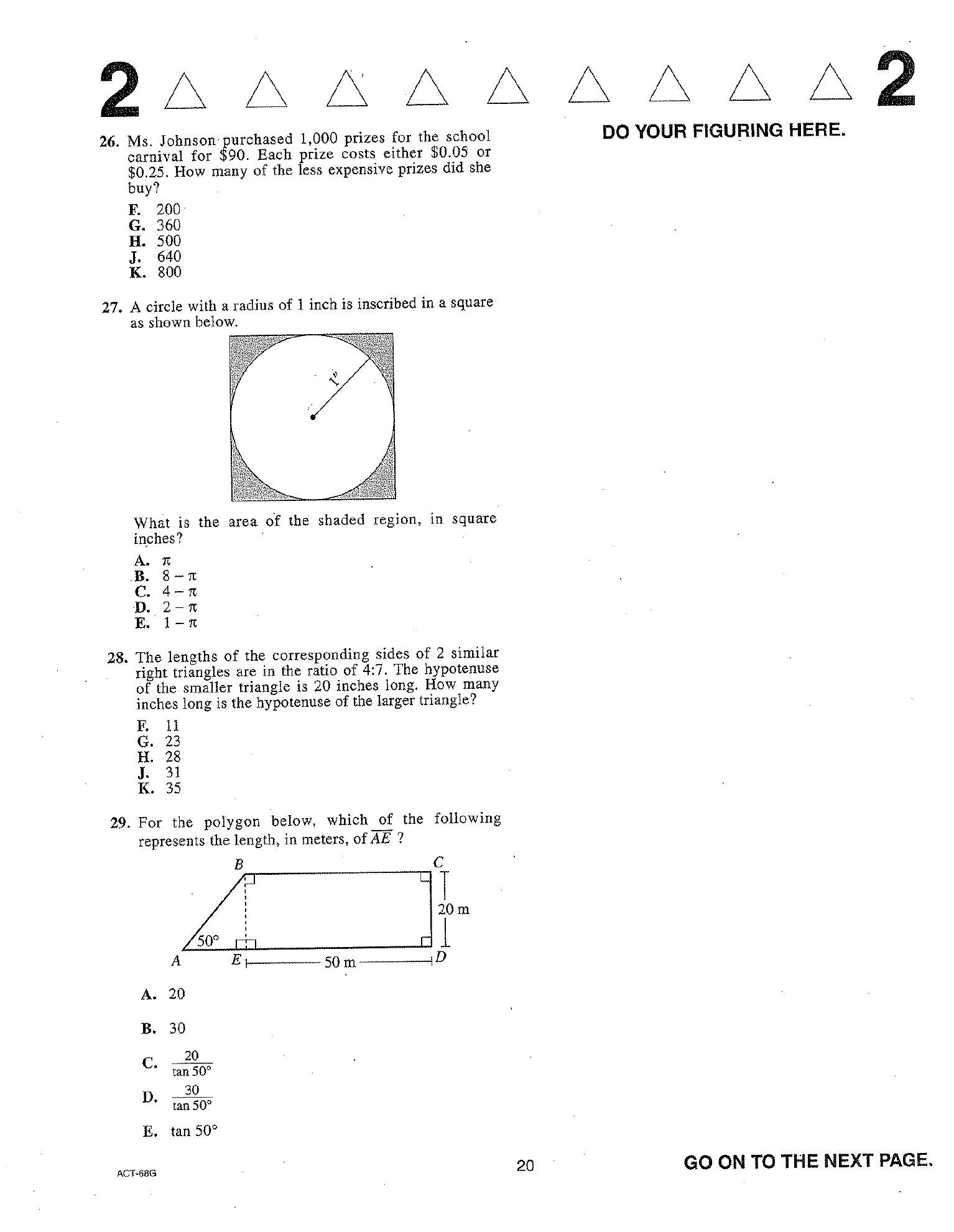 Source page for act-april-2010-form-68g-math-026