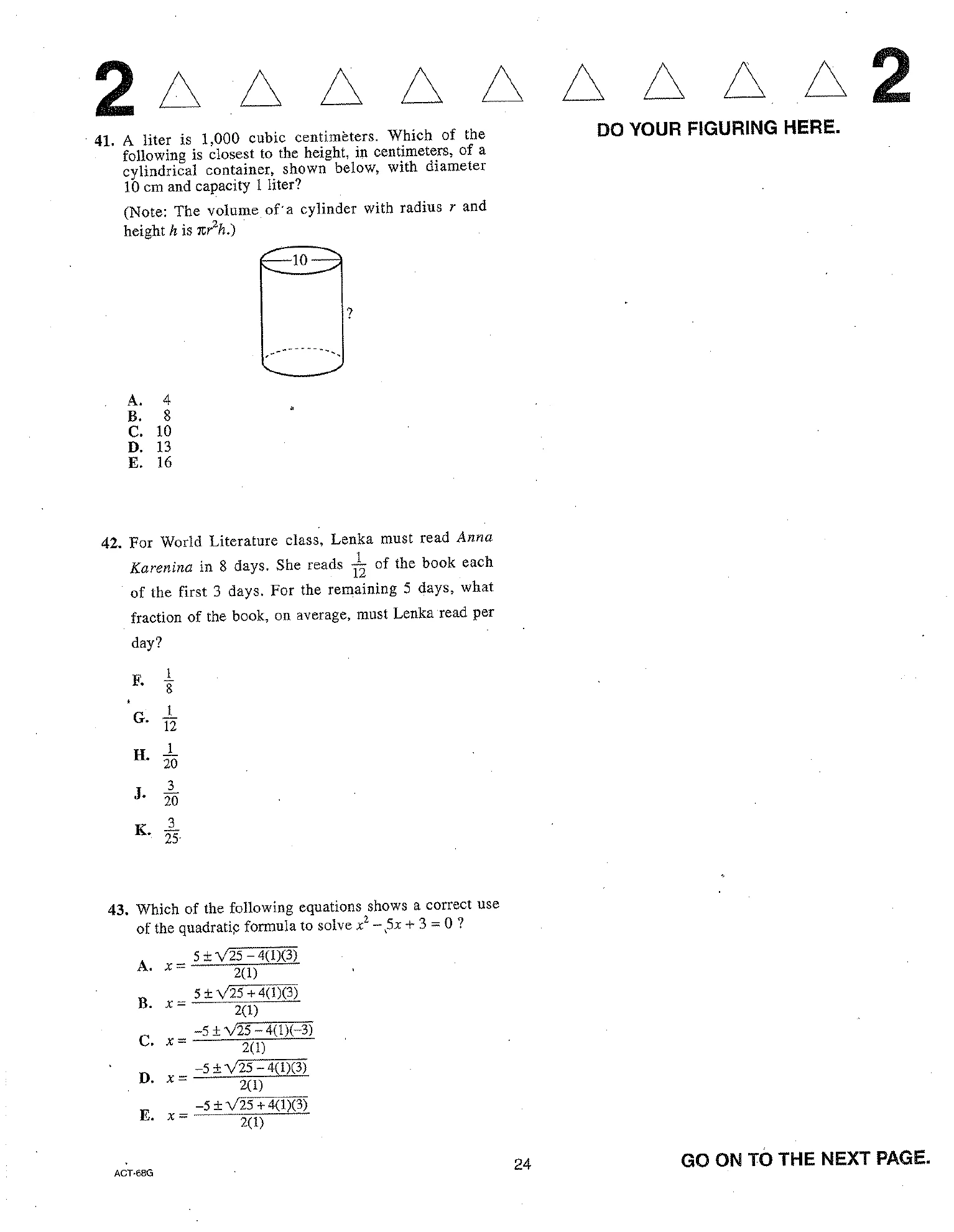 Source page for act-april-2010-form-68g-math-041