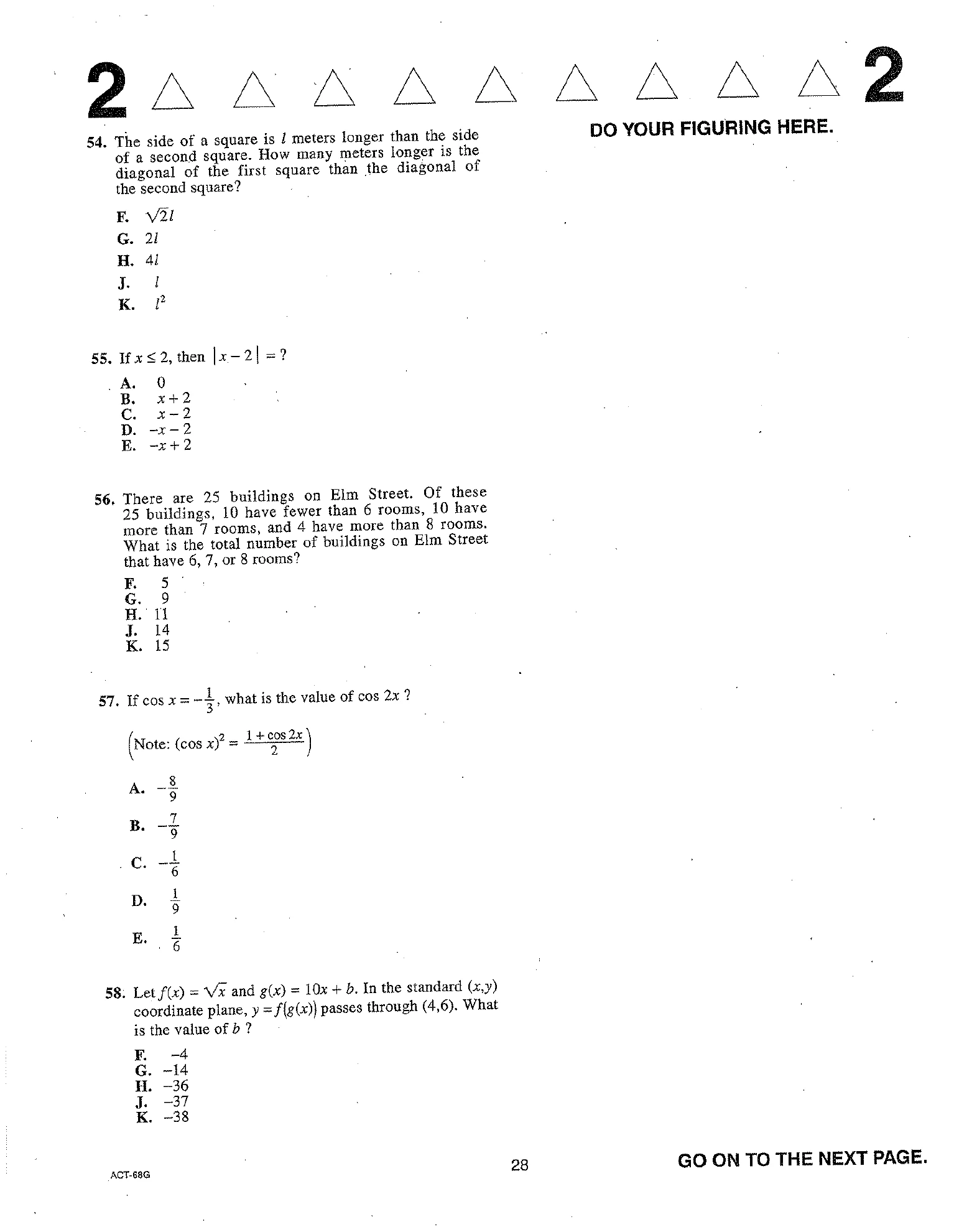 Source page for act-april-2010-form-68g-math-054