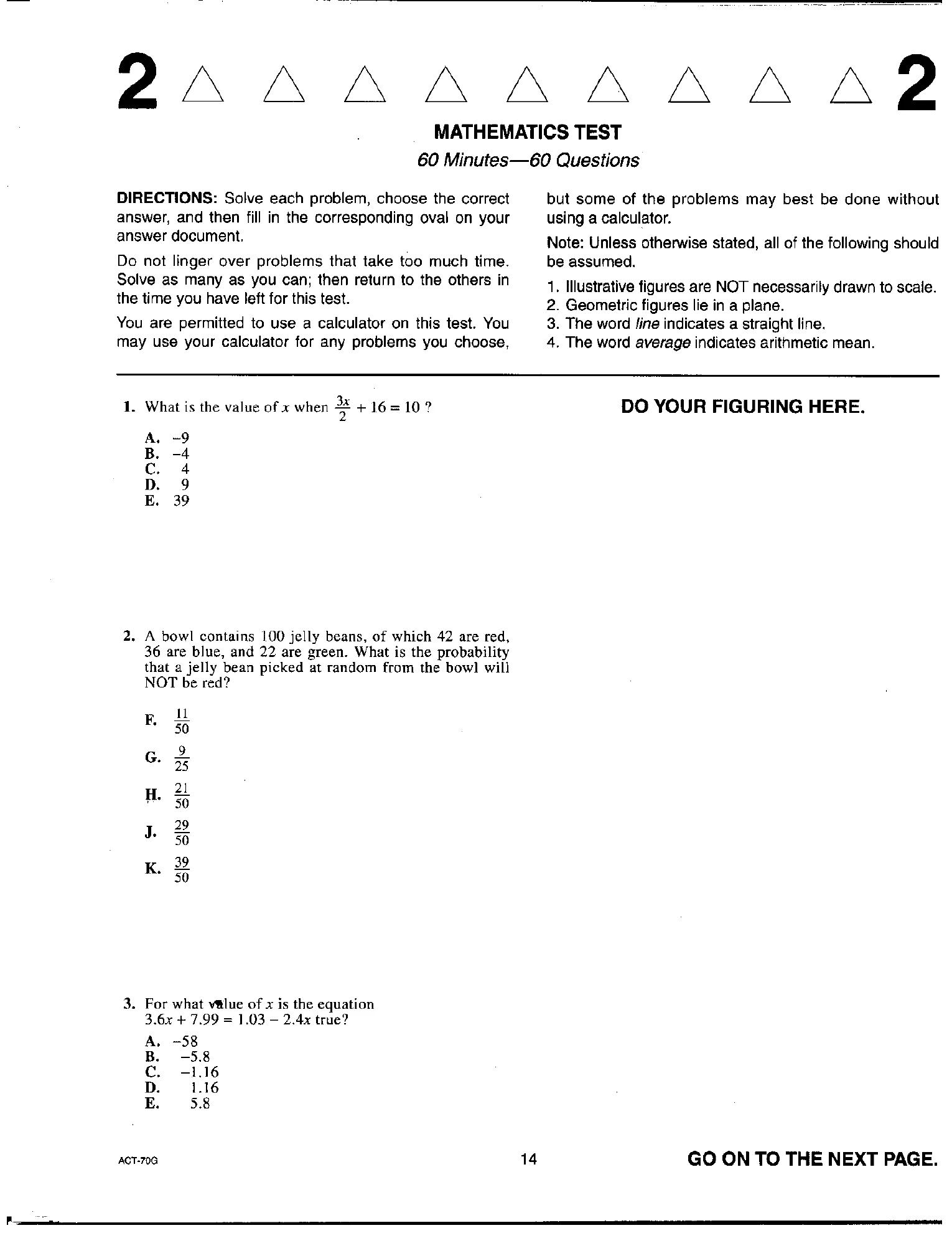 Source page for act-april-2012-form-70g-math-002