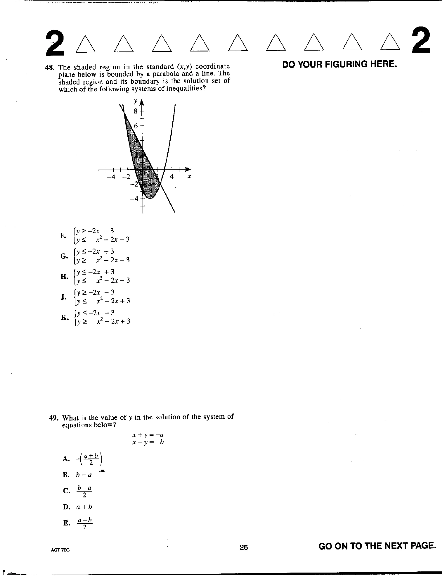 Source page for act-april-2012-form-70g-math-048