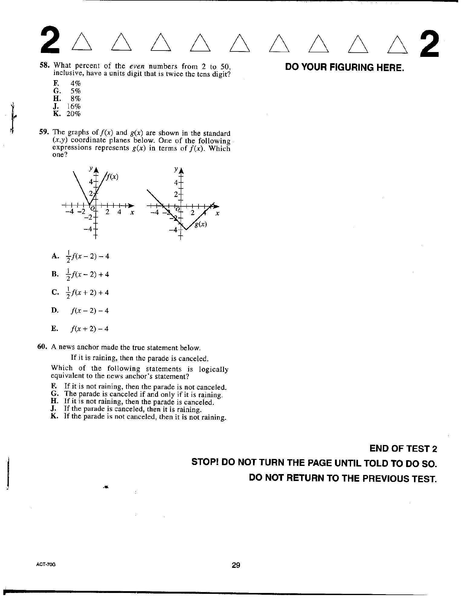 Source page for act-april-2012-form-70g-math-058