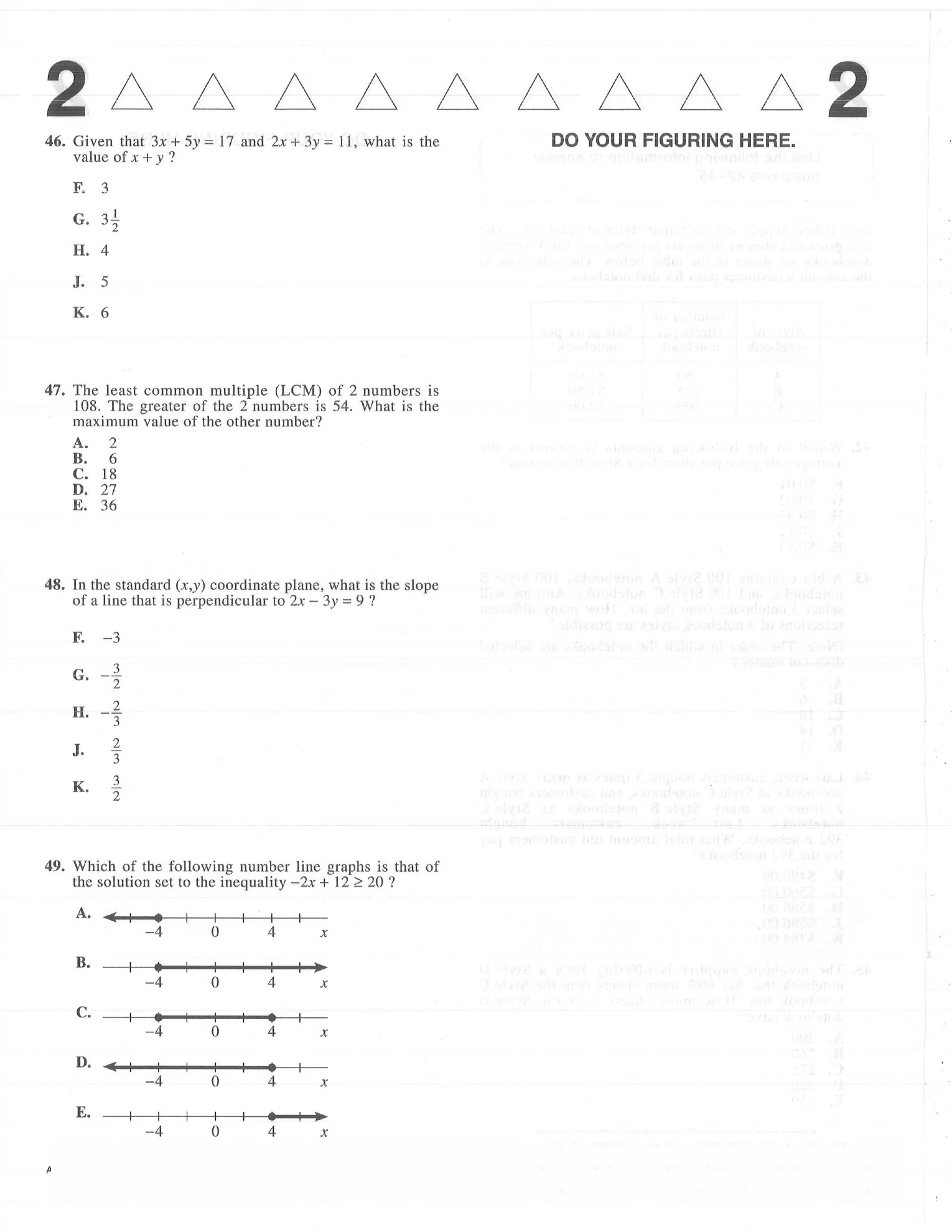 Source page for act-april-2014-form-71h-math-047