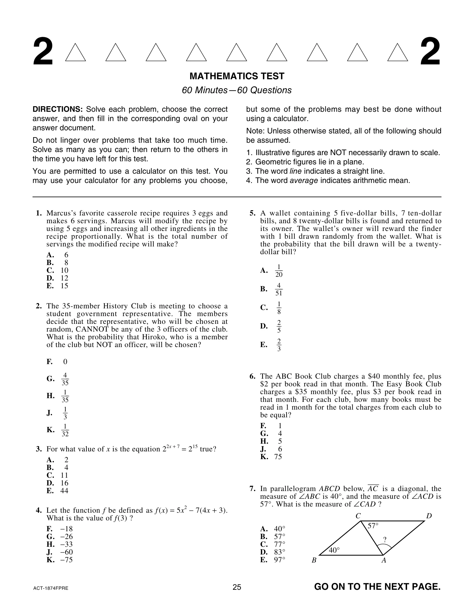 Source page for act-april-2017-form-74f-math-002