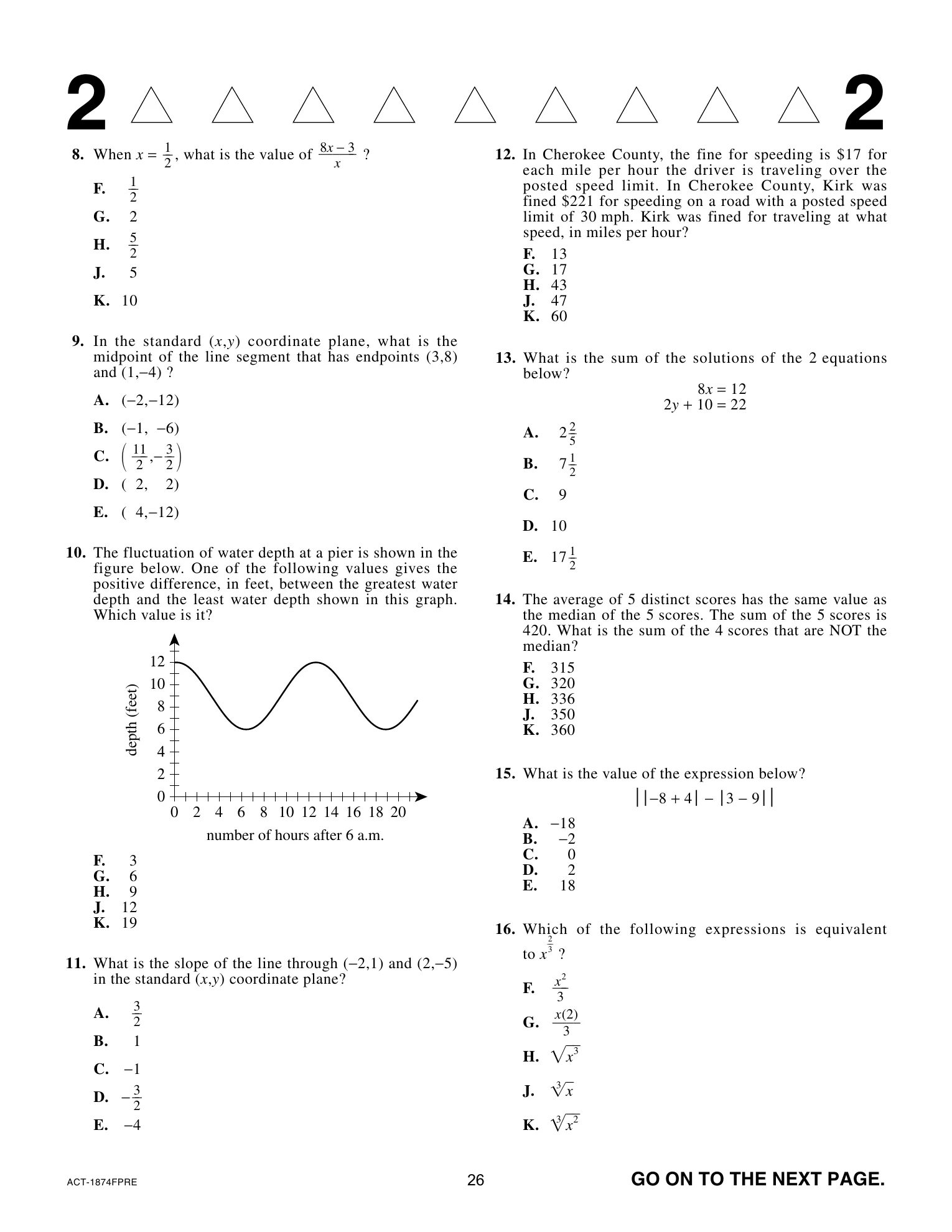 Source page for act-april-2017-form-74f-math-011