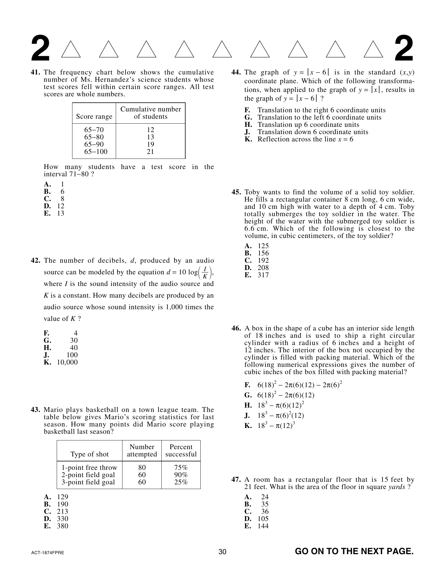 Source page for act-april-2017-form-74f-math-045