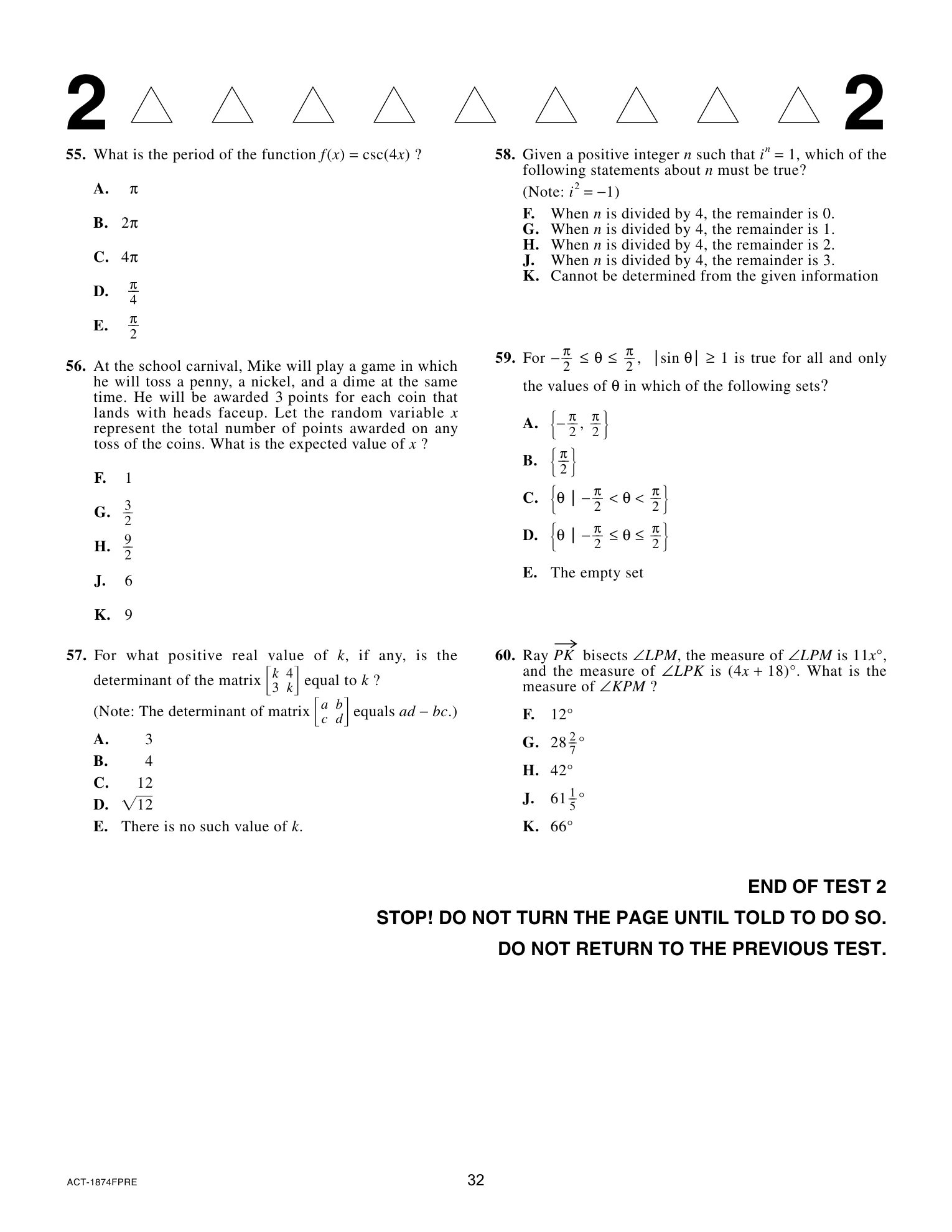Source page for act-april-2017-form-74f-math-056