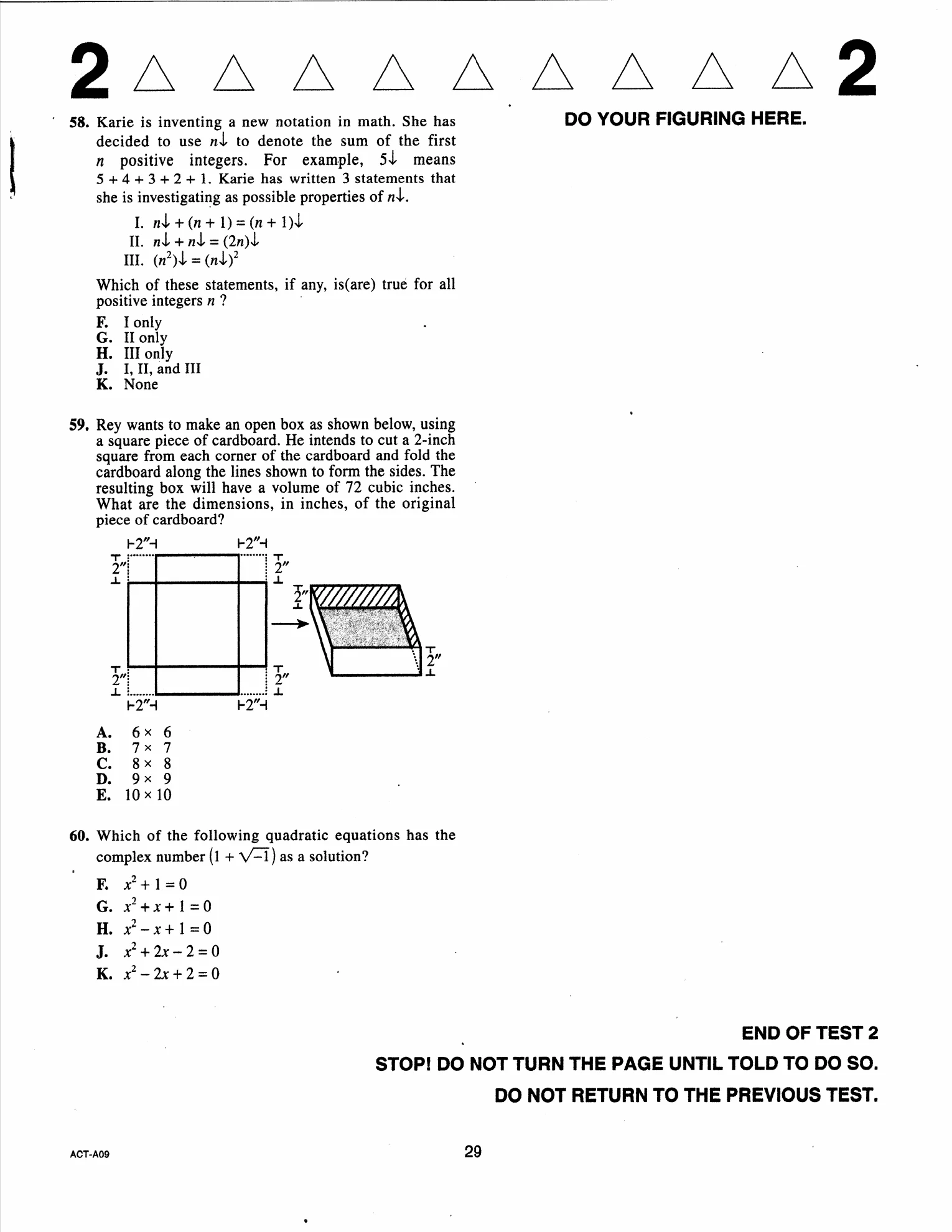 Source page for act-april-2018-form-a09-math-059