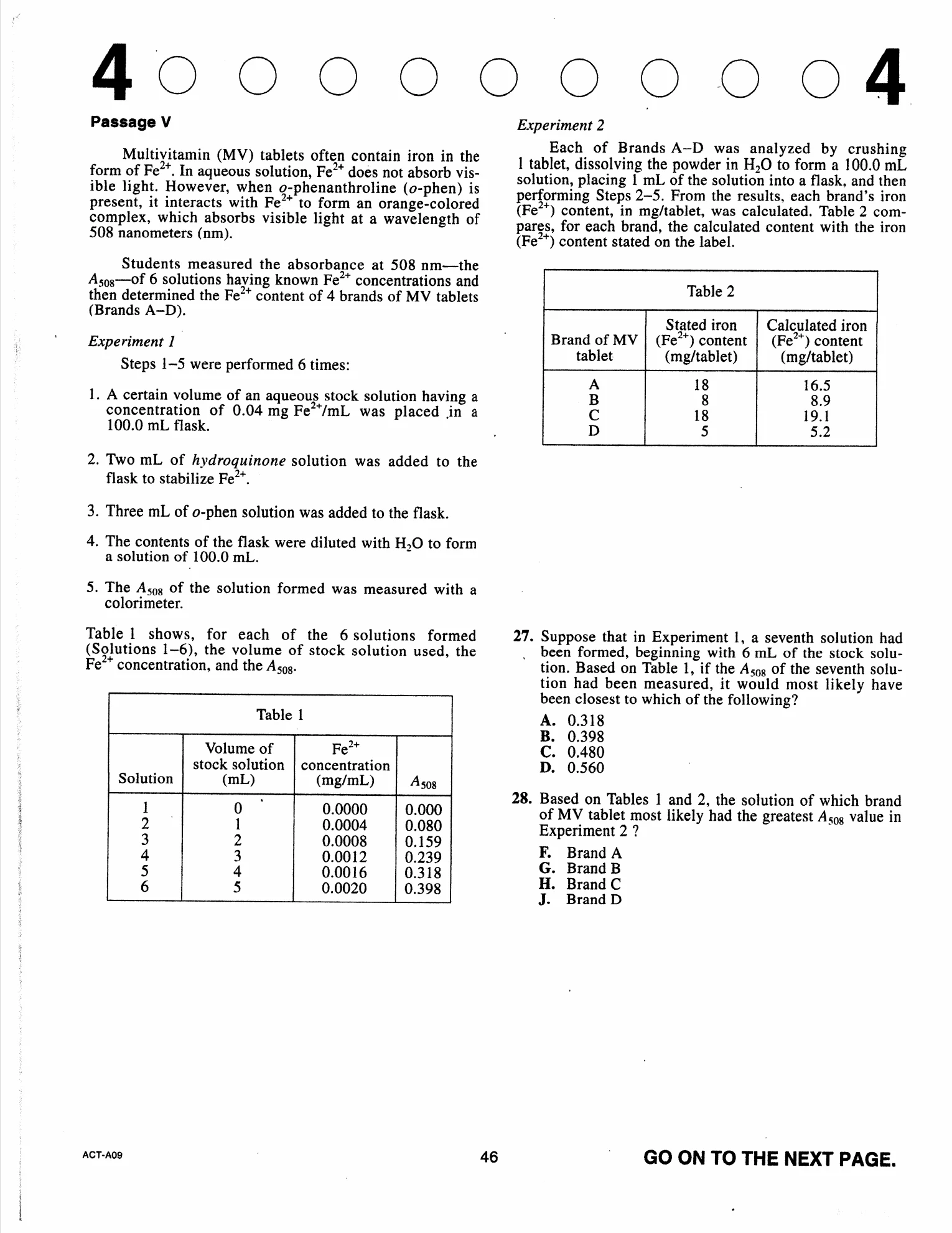 Source page for act-april-2018-form-a09-science-005