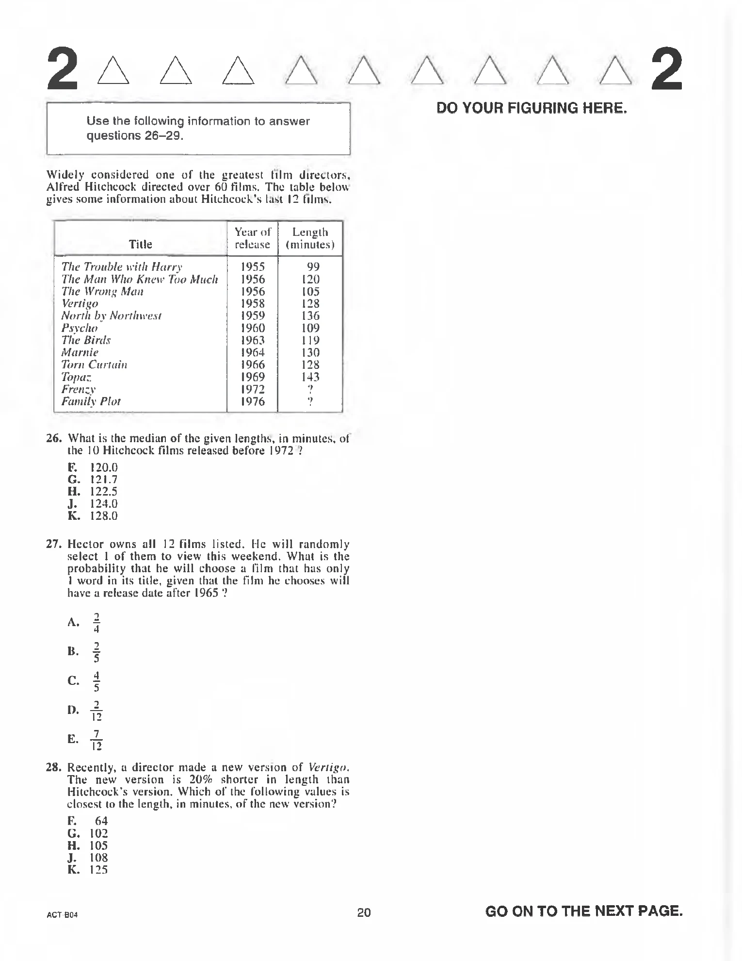 Source page for act-april-2019-form-b04-math-026