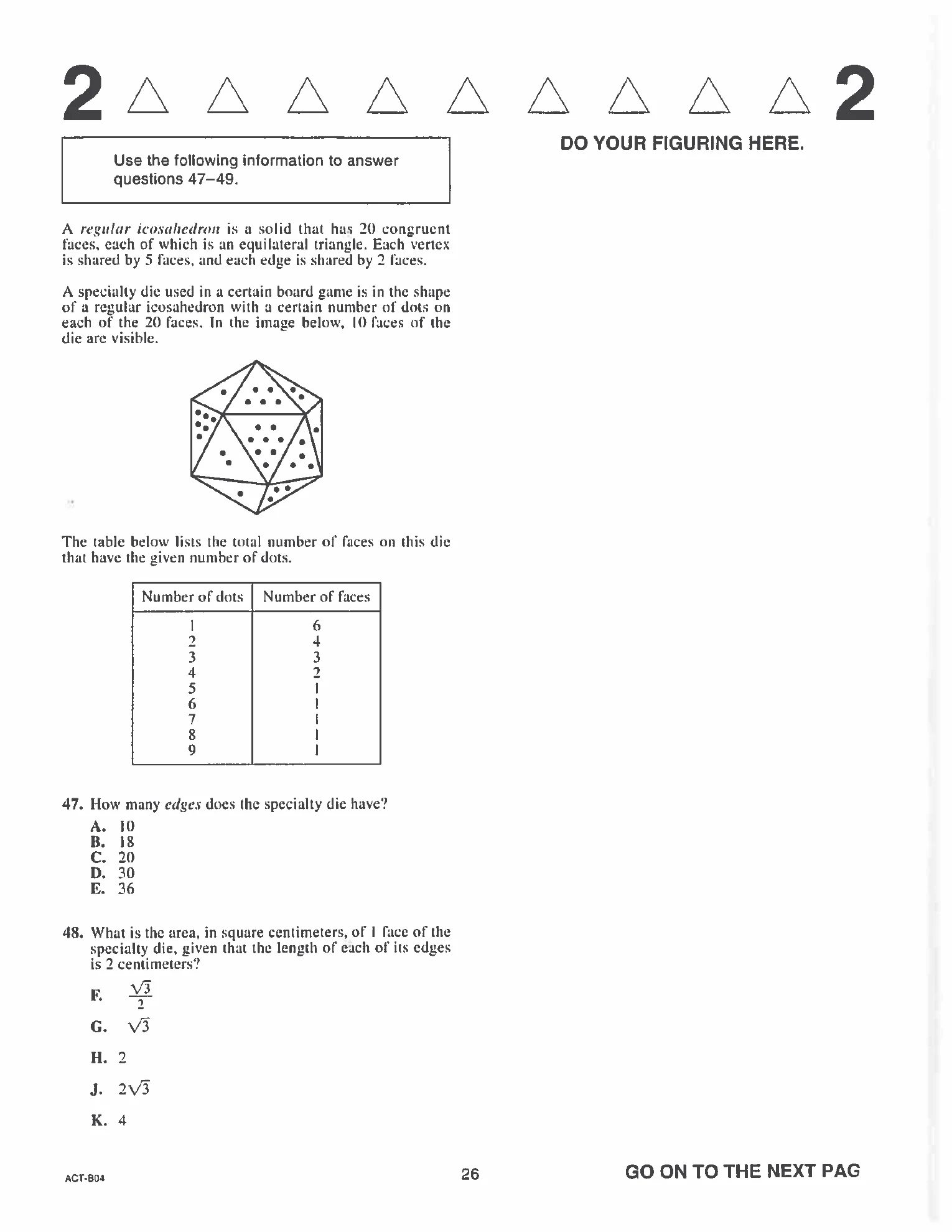 Source page for act-april-2019-form-b04-math-047