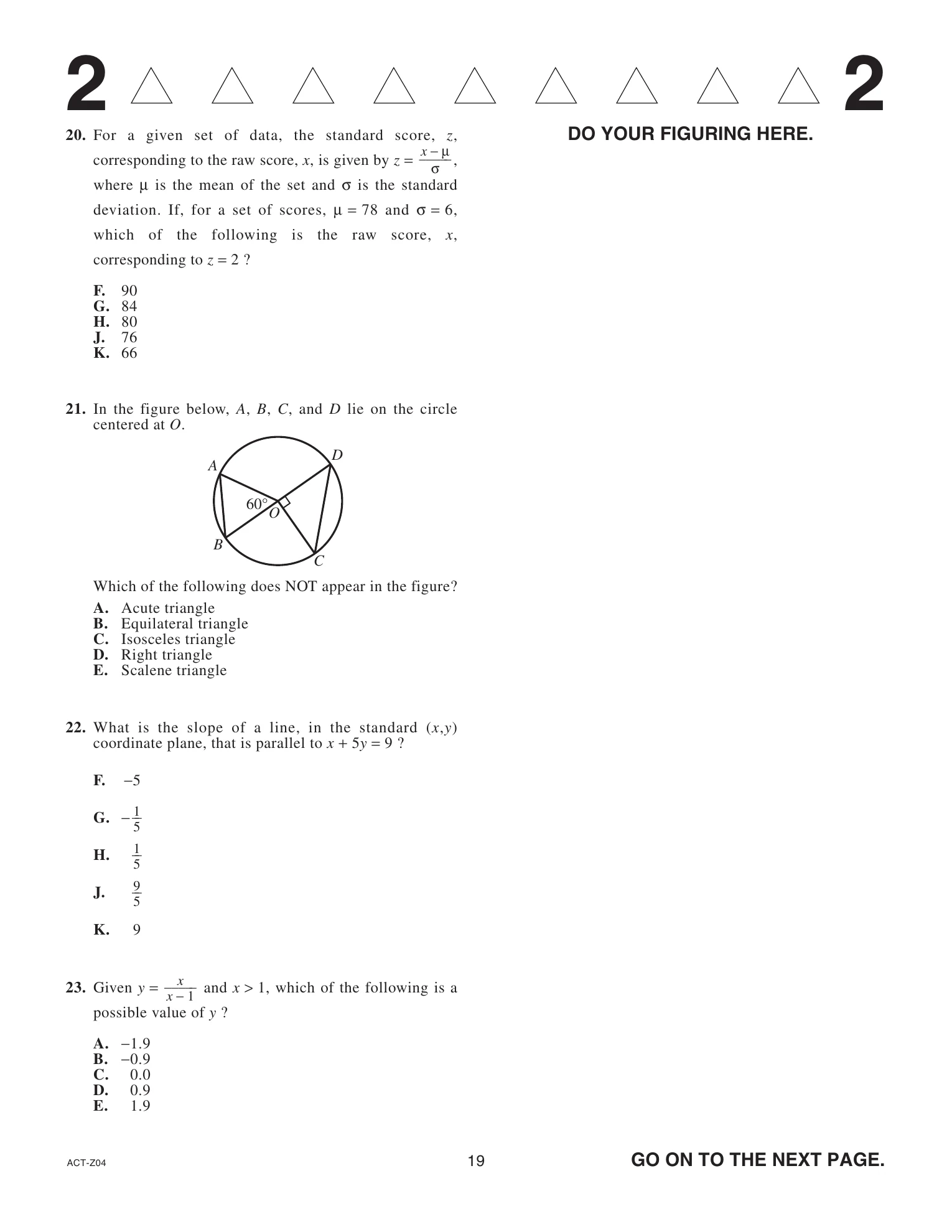 Source page for act-april-2021-form-z04-math-022
