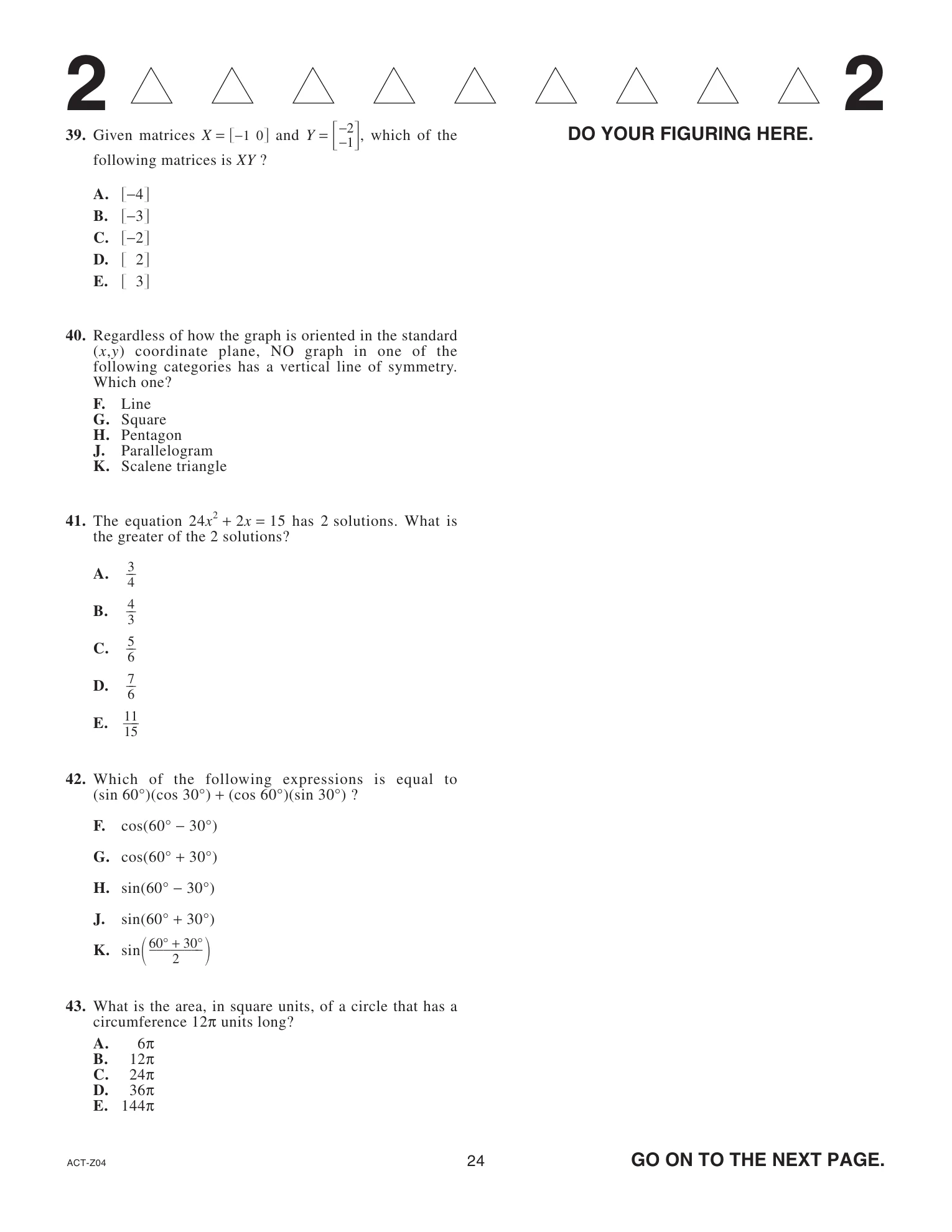 Source page for act-april-2021-form-z04-math-041
