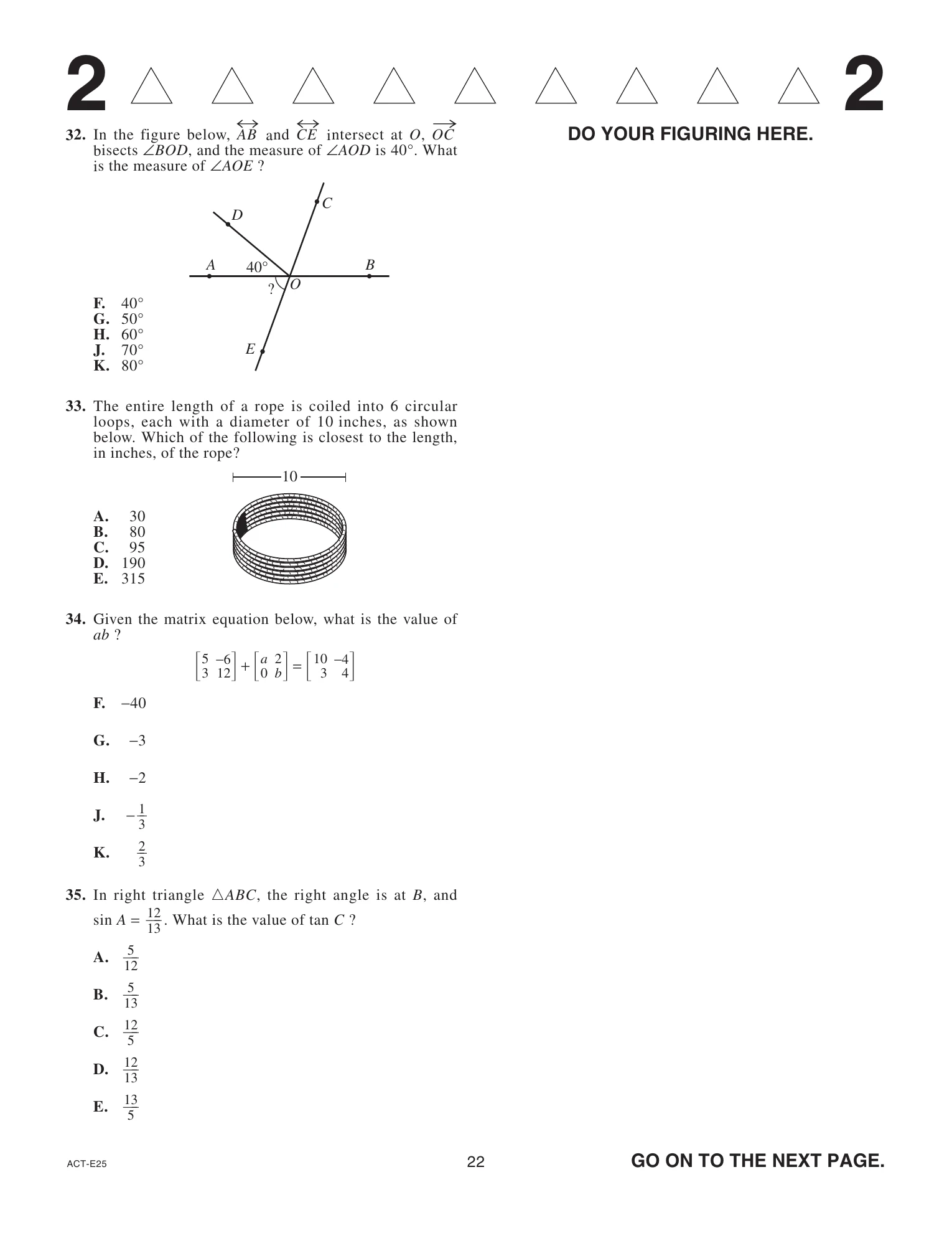Source page for act-april-2022-form-e25-math-035