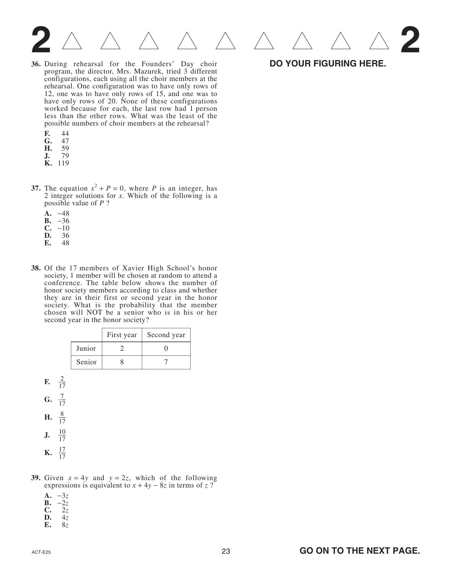 Source page for act-april-2022-form-e25-math-038