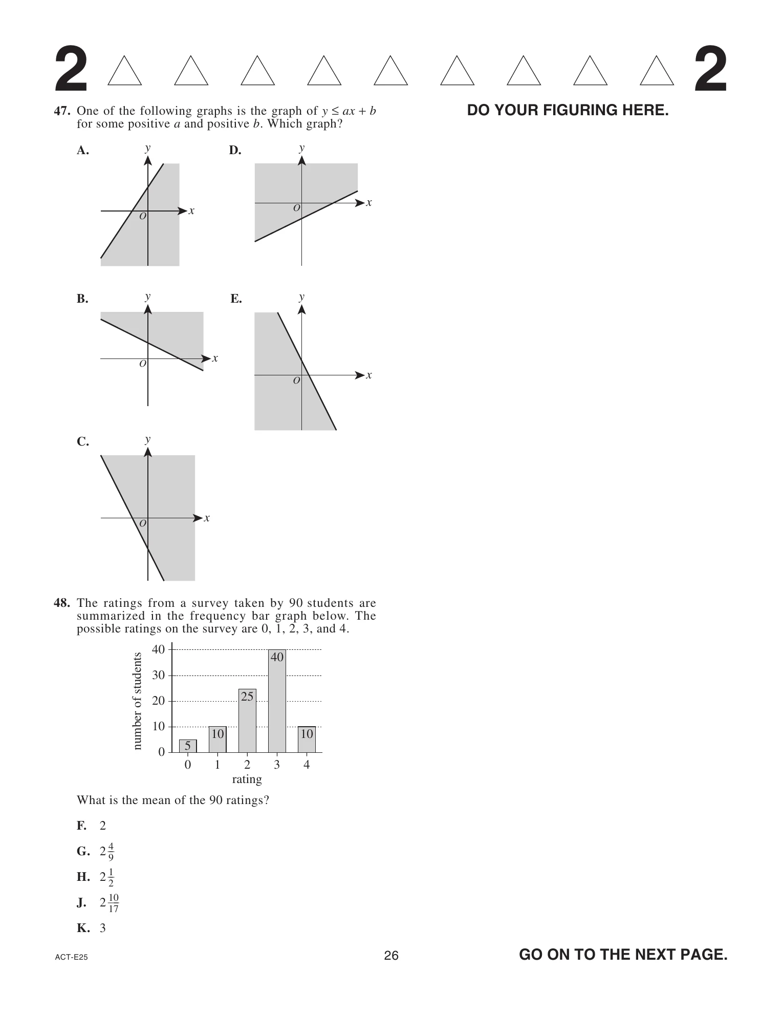 Source page for act-april-2022-form-e25-math-047