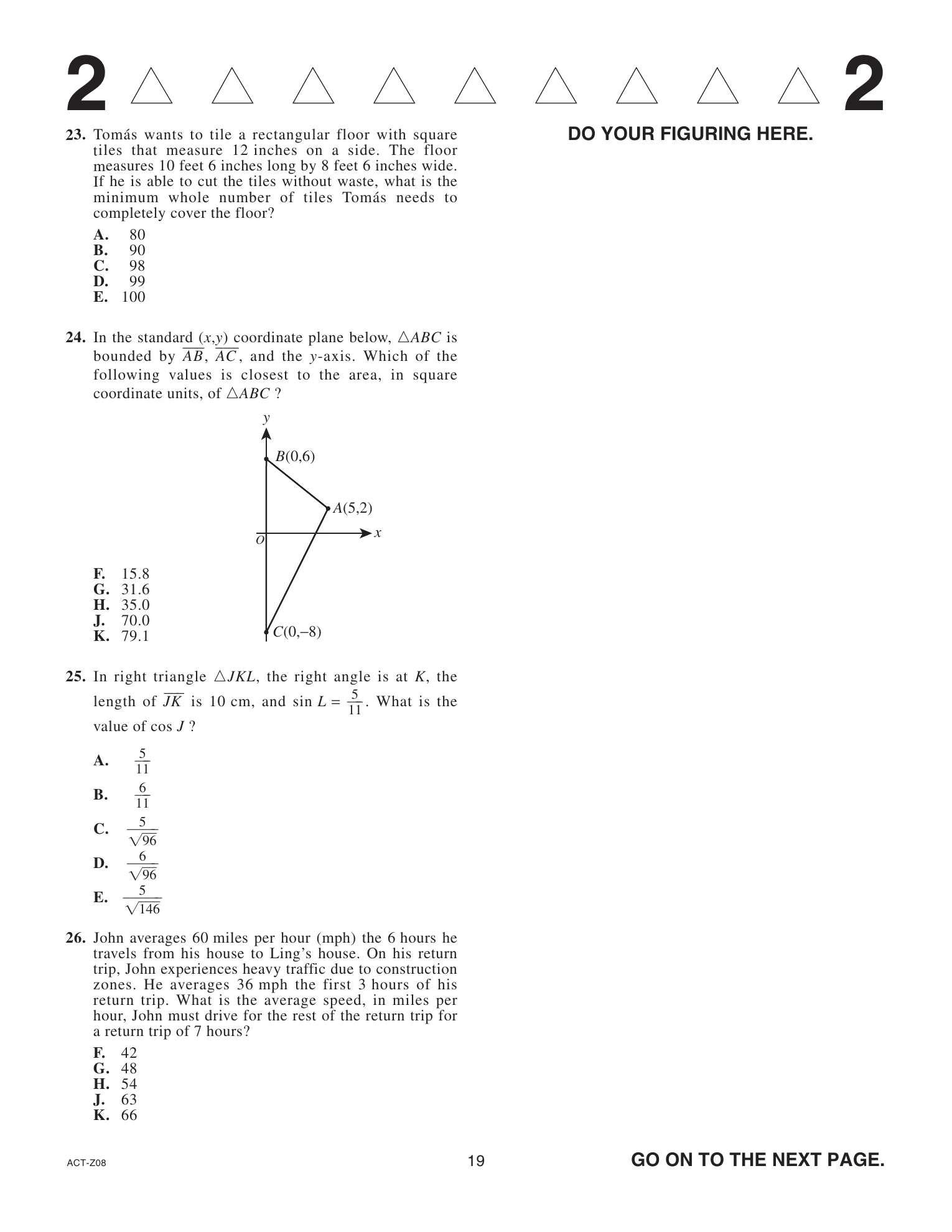 Source page for act-april-2022-form-z08-math-025