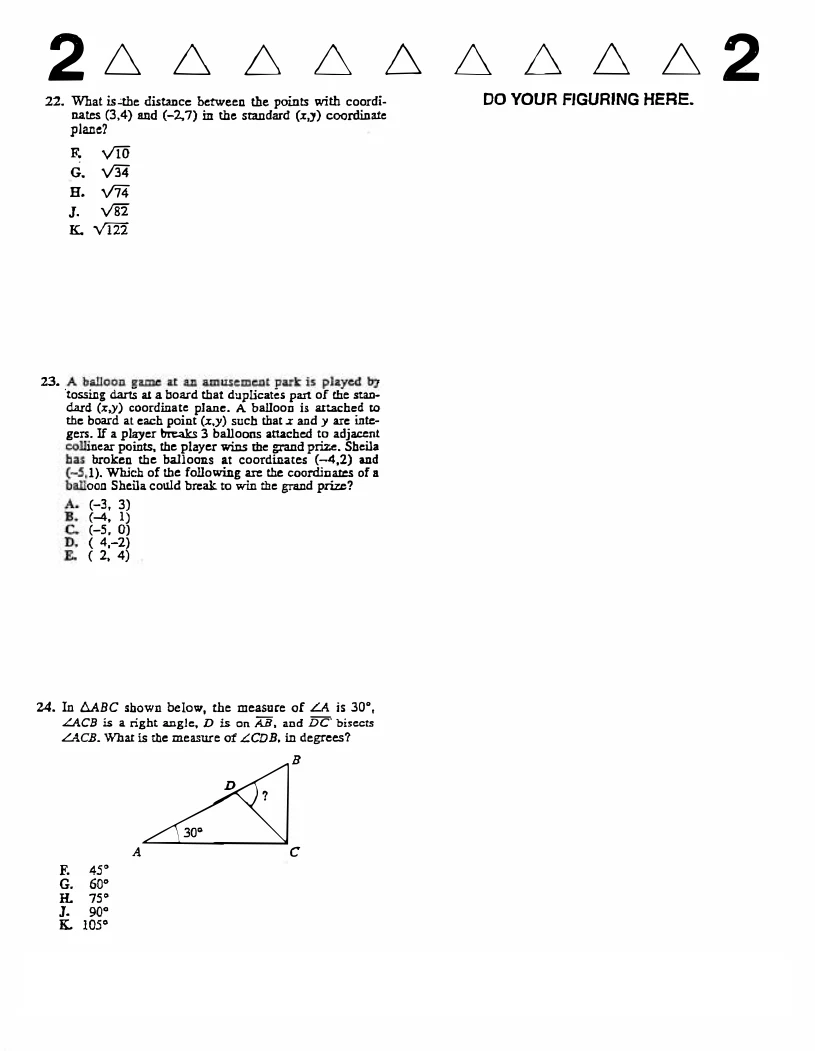 Source page for act-december-2003-form-61e-math-021
