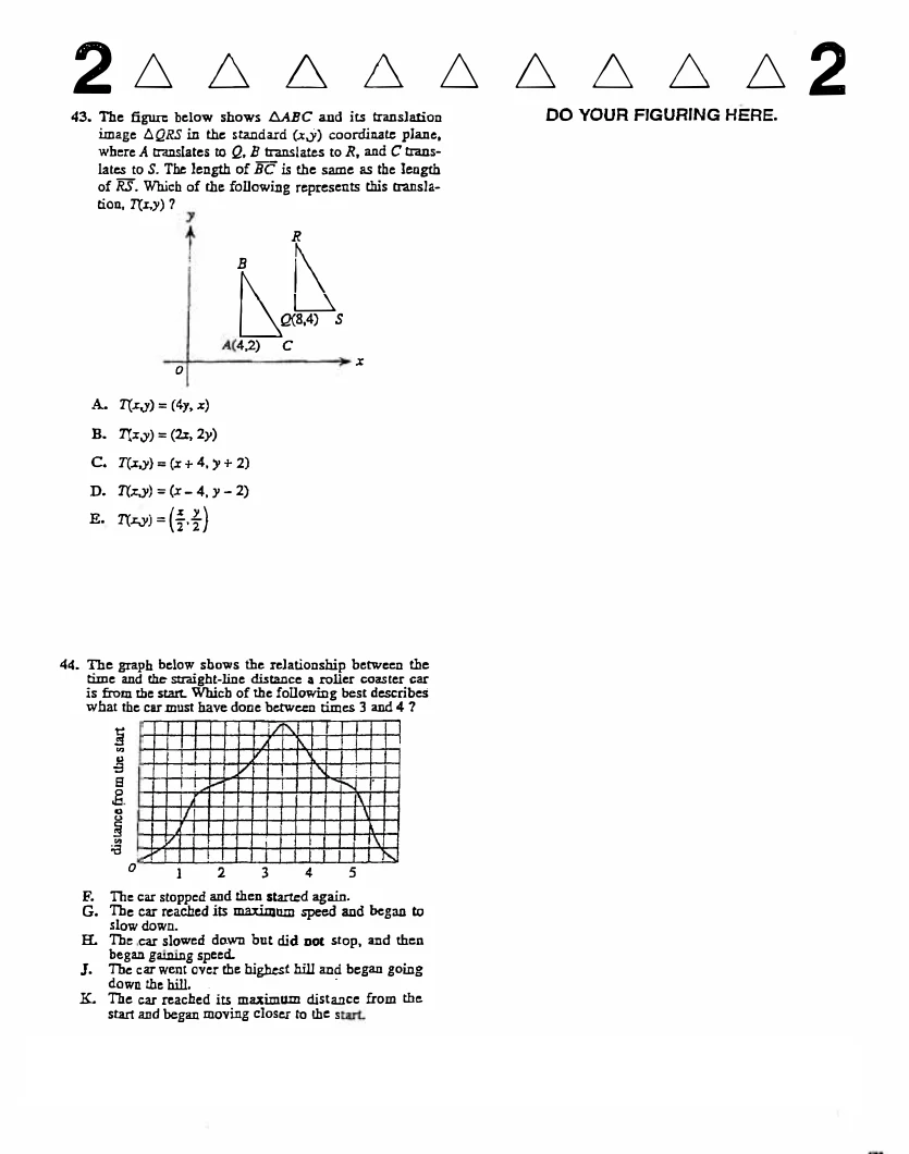 Source page for act-december-2003-form-61e-math-042