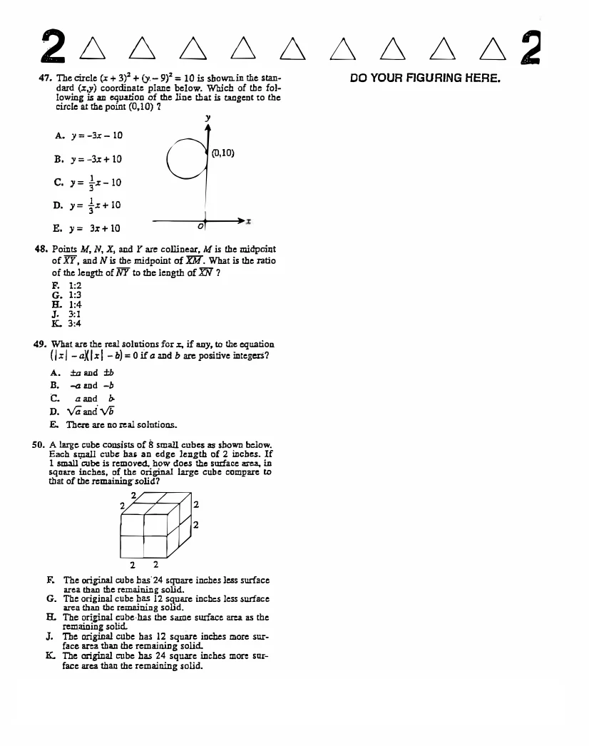 Source page for act-december-2003-form-61e-math-048