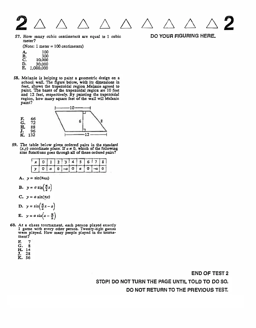 Source page for act-december-2003-form-61e-math-058