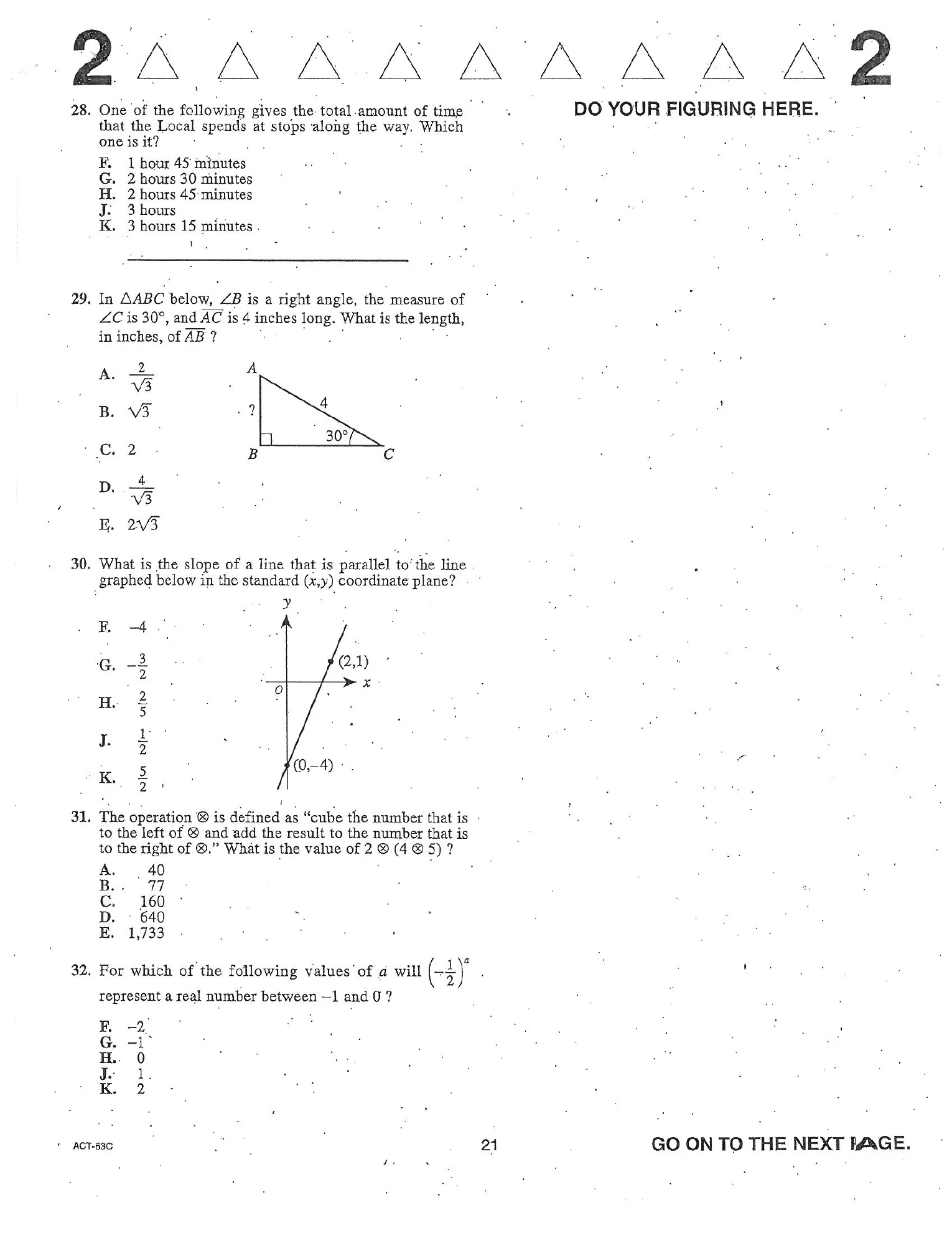 Source page for act-december-2005-form-63c-math-029