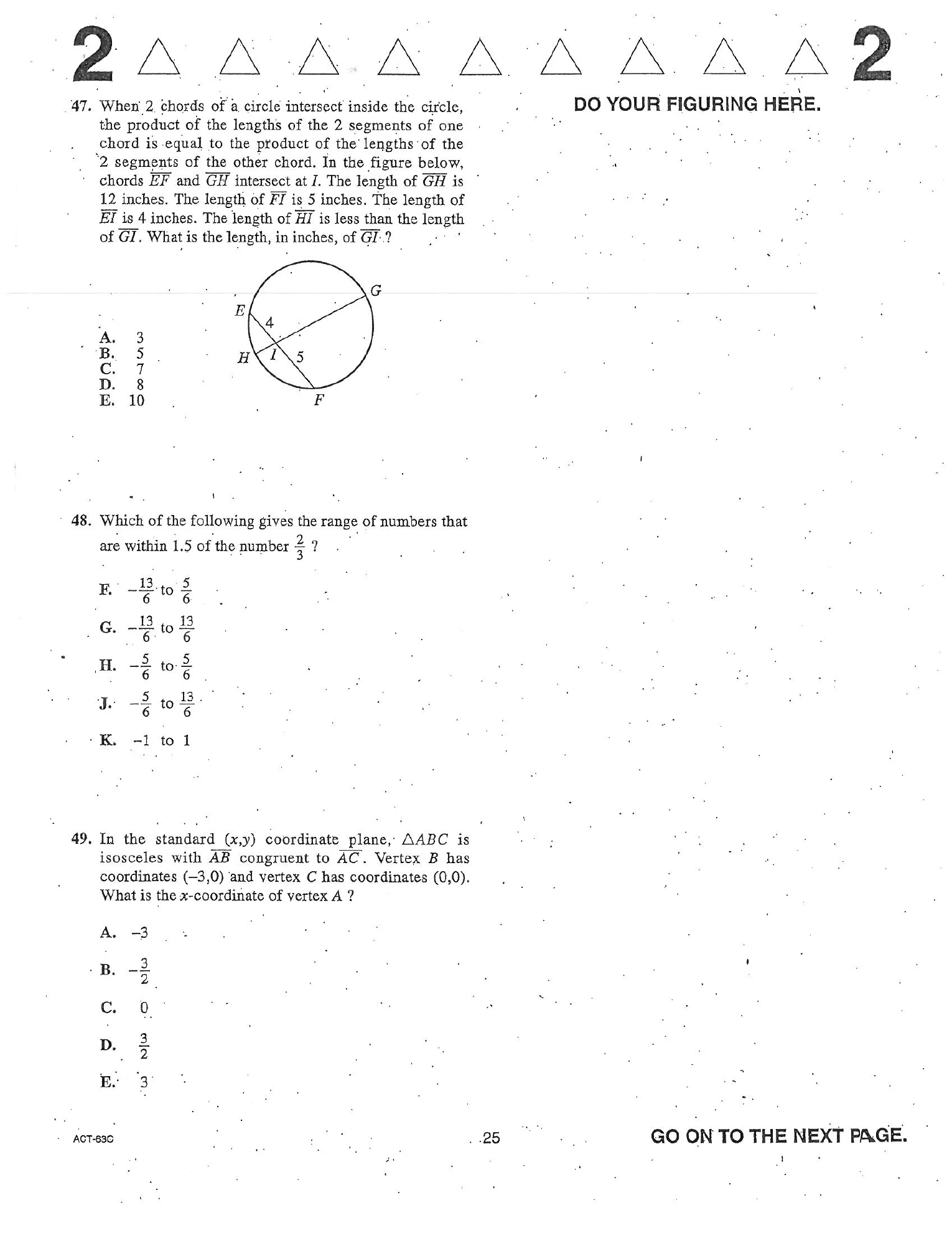 Source page for act-december-2005-form-63c-math-048