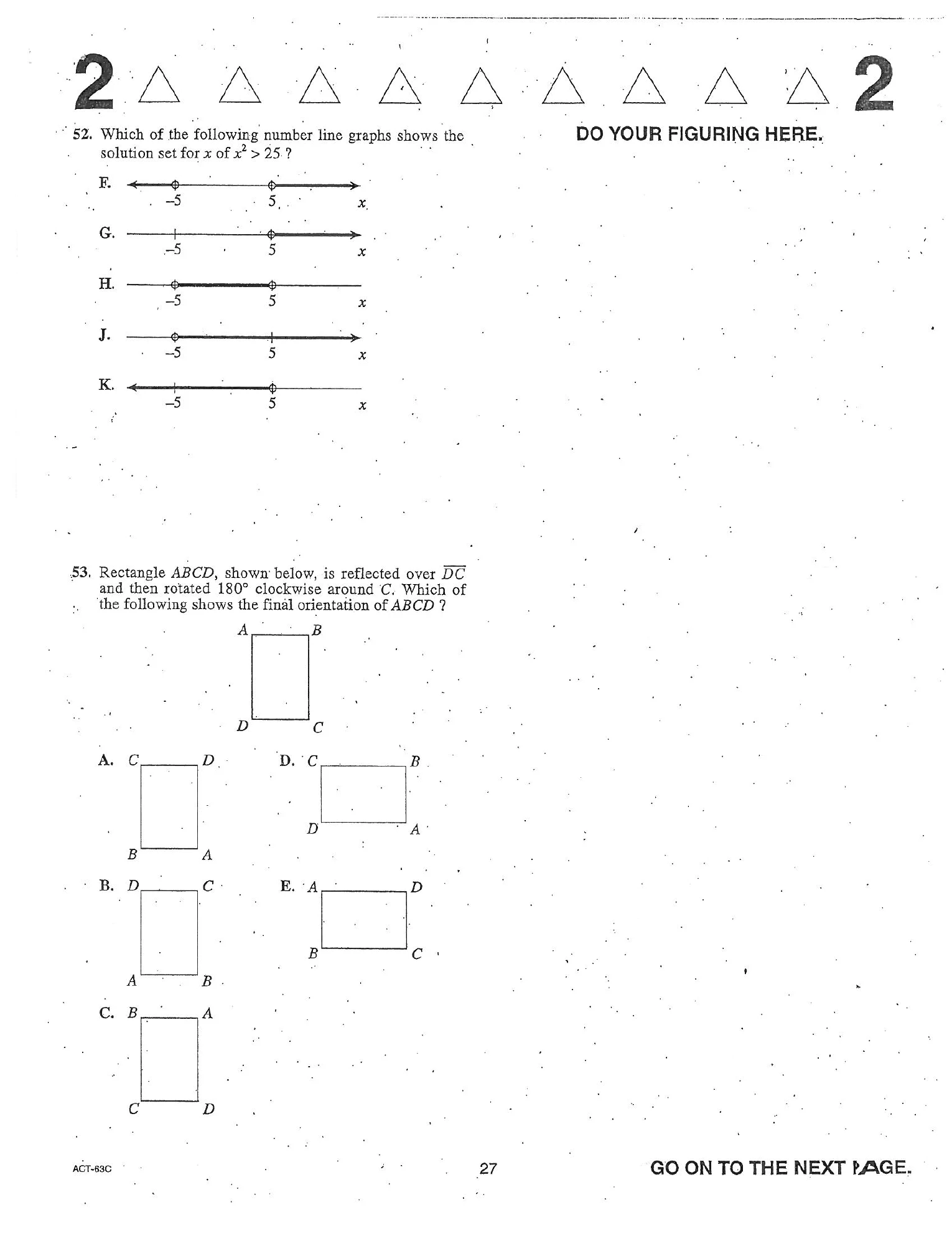 Source page for act-december-2005-form-63c-math-053