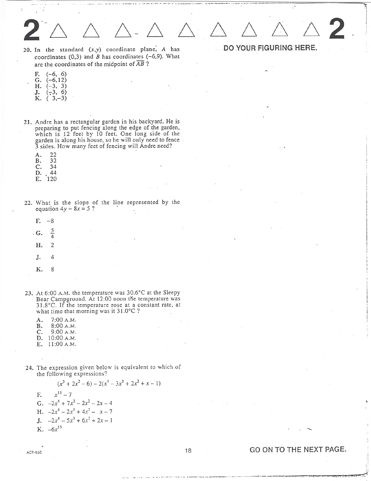 Source page for act-december-2007-form-65e-math-021