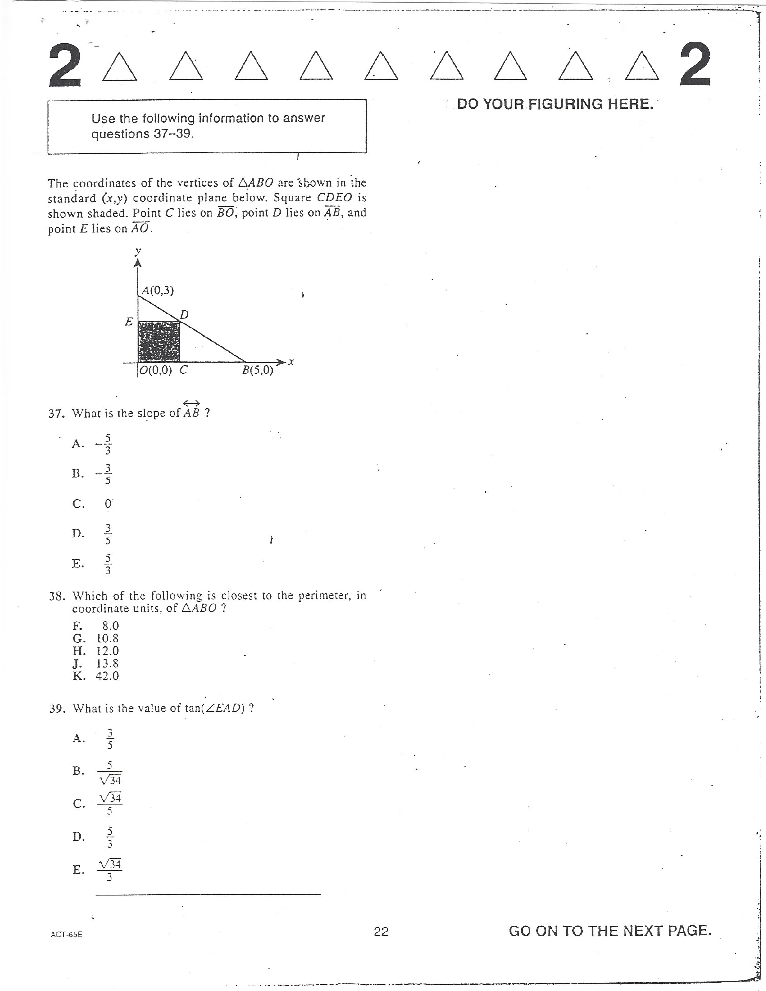 Source page for act-december-2007-form-65e-math-037