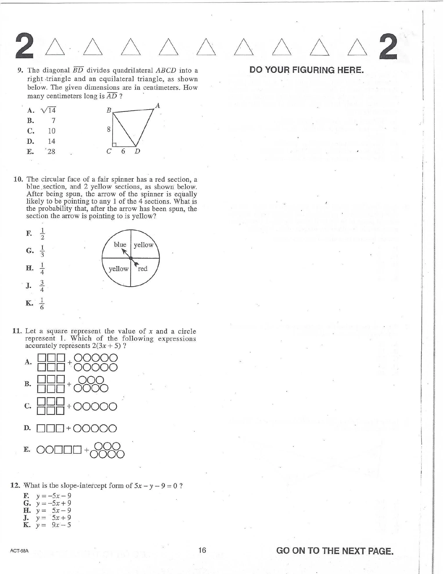 Source page for act-december-2009-form-68a-math-009