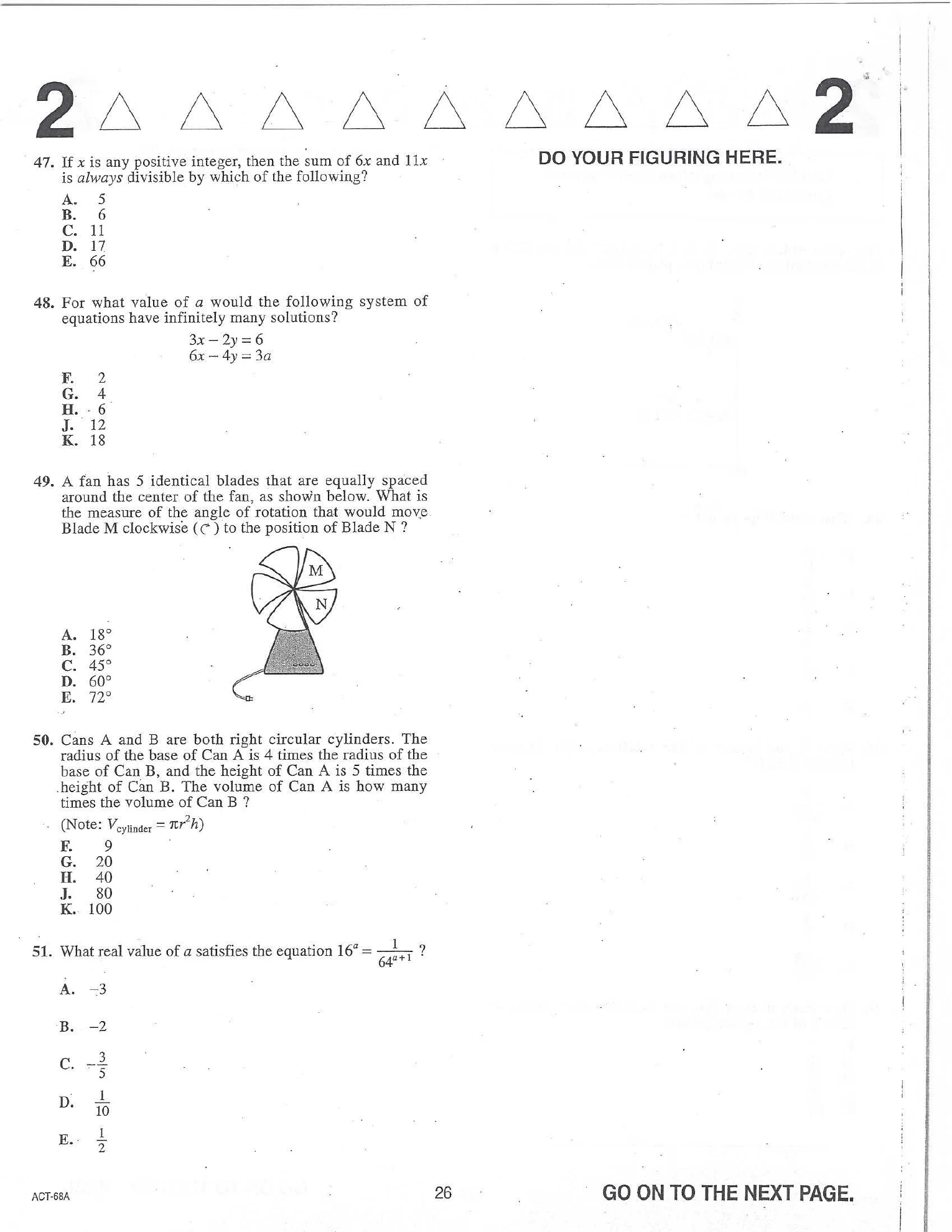 Source page for act-december-2009-form-68a-math-047