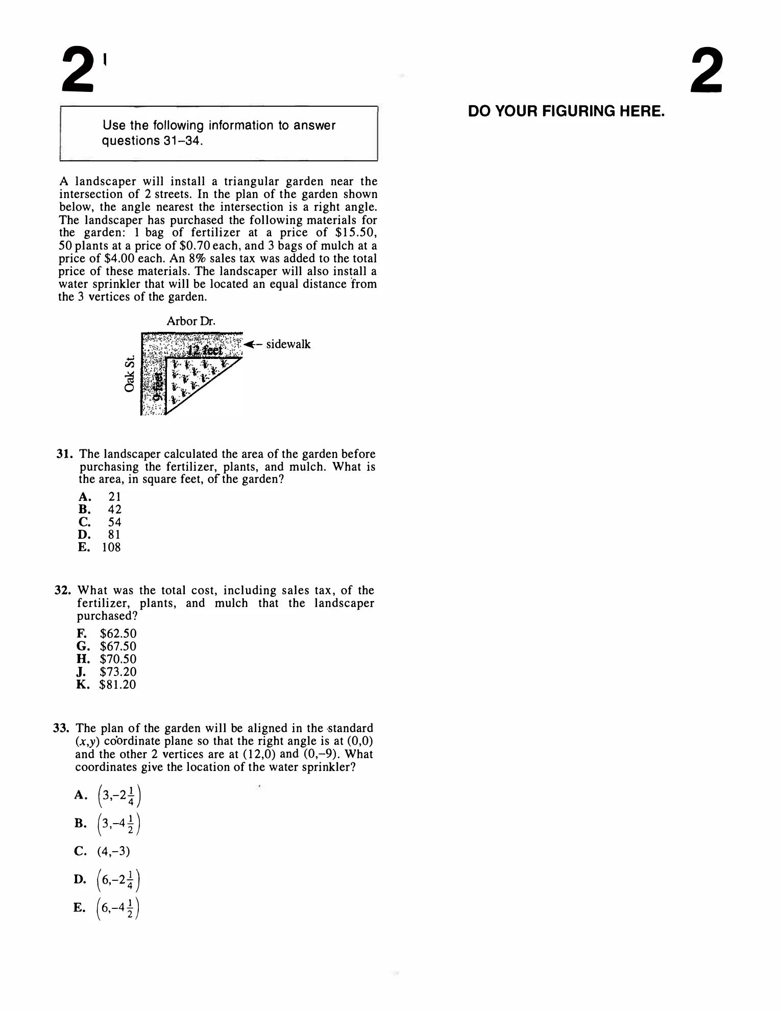 Source page for act-december-2014-form-72g-math-033