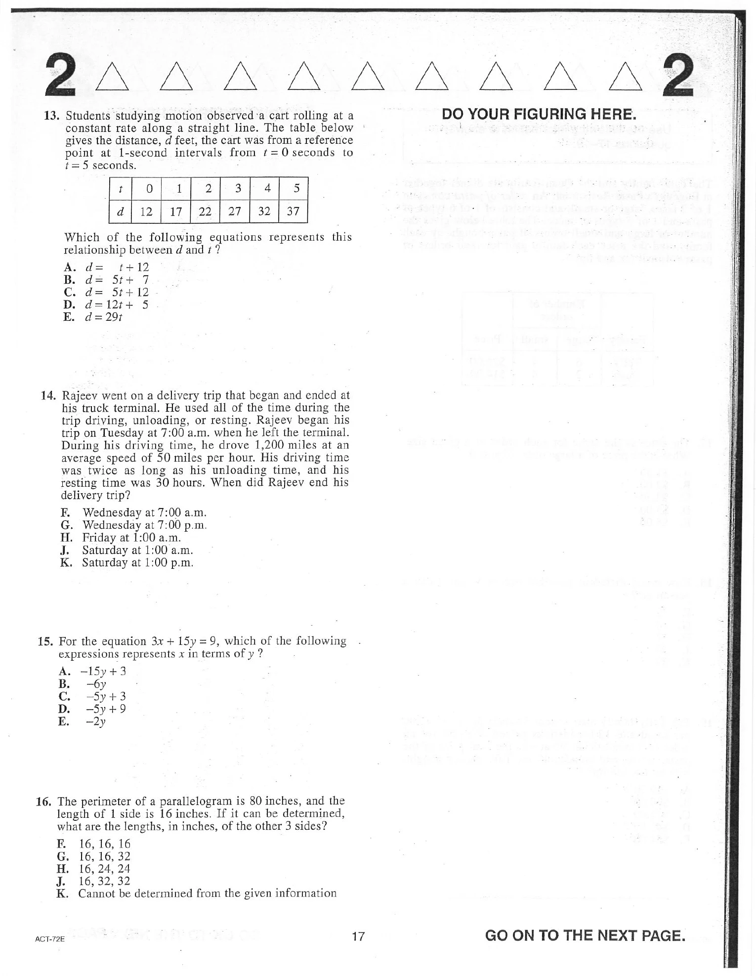 Source page for act-december-2015-form-72e-math-014