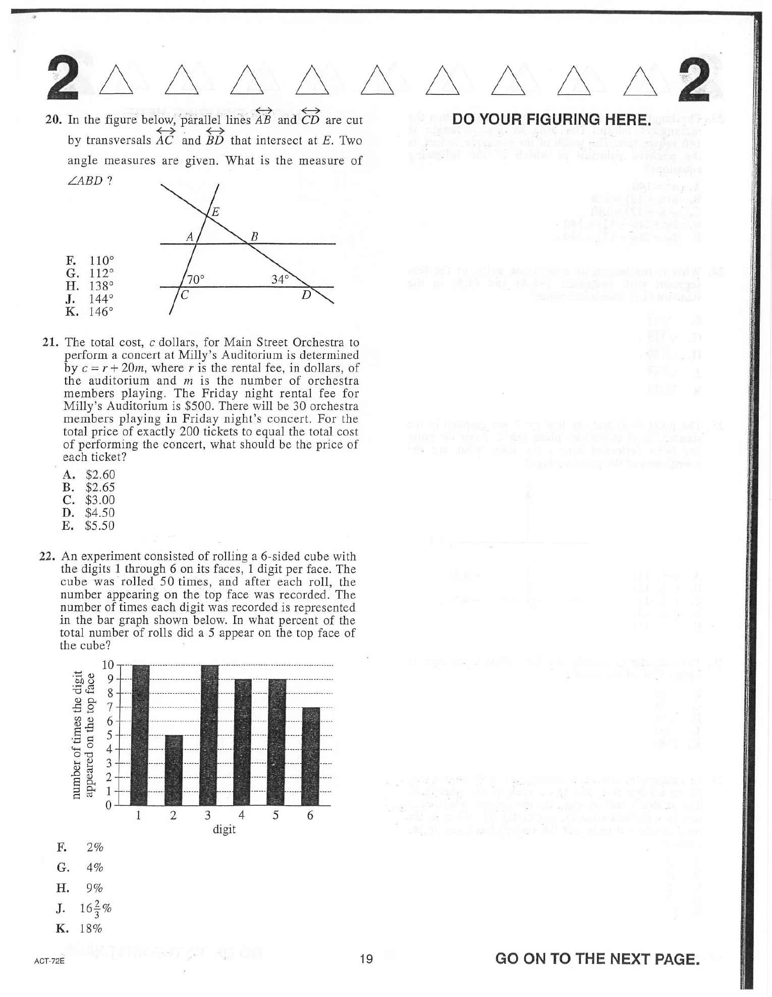 Source page for act-december-2015-form-72e-math-020