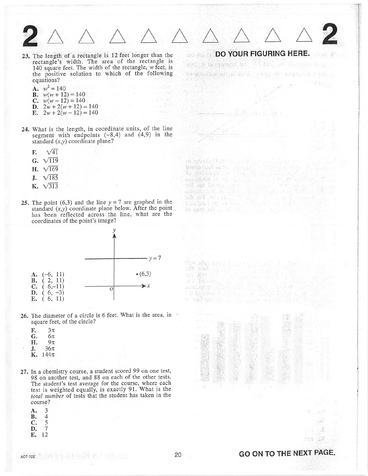 Source page for act-december-2015-form-72e-math-024