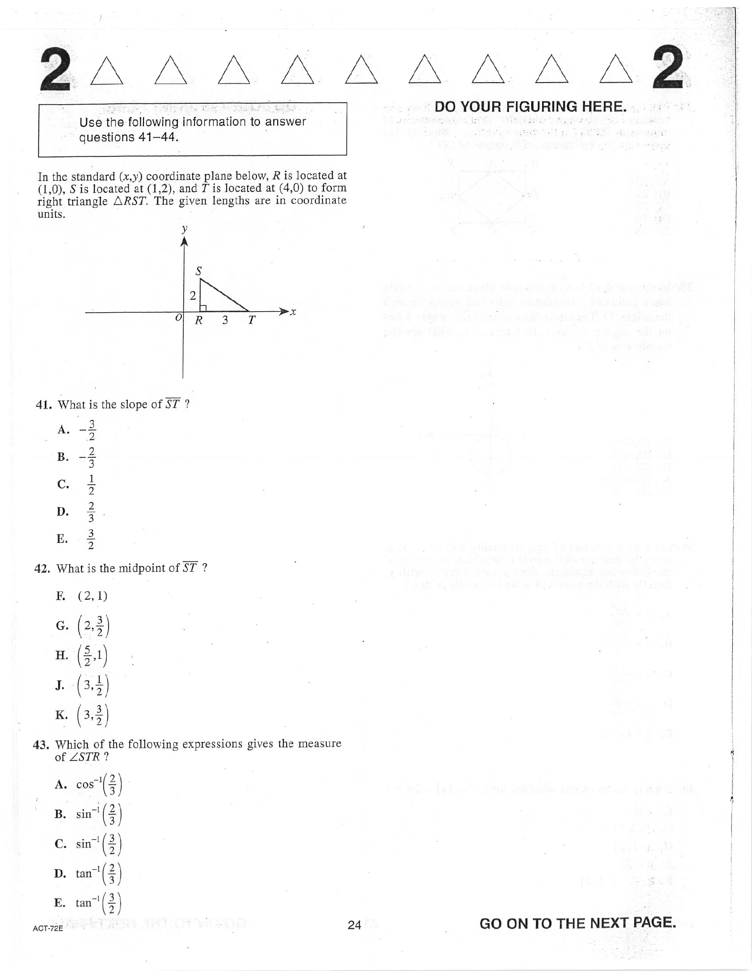 Source page for act-december-2015-form-72e-math-041