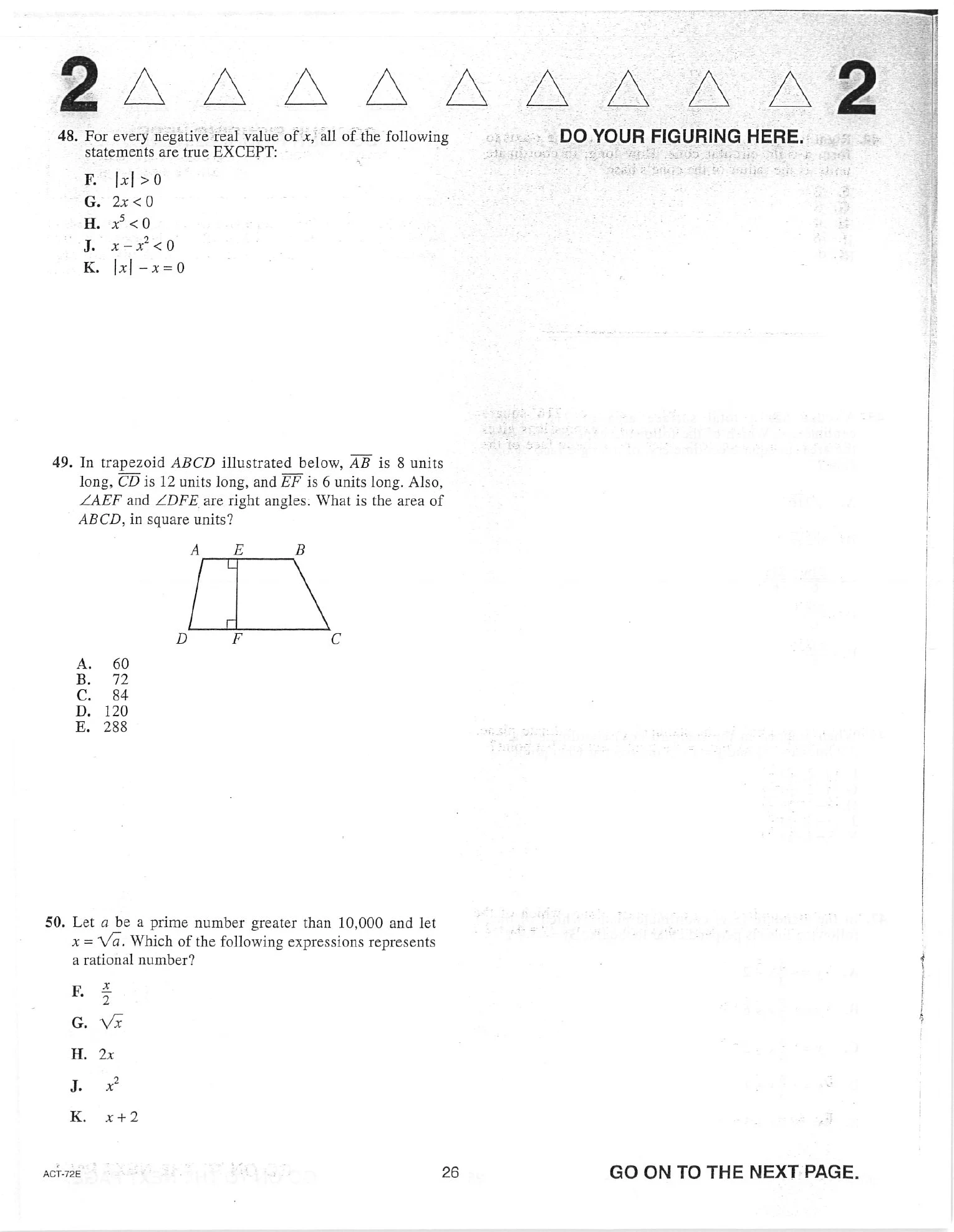 Source page for act-december-2015-form-72e-math-048